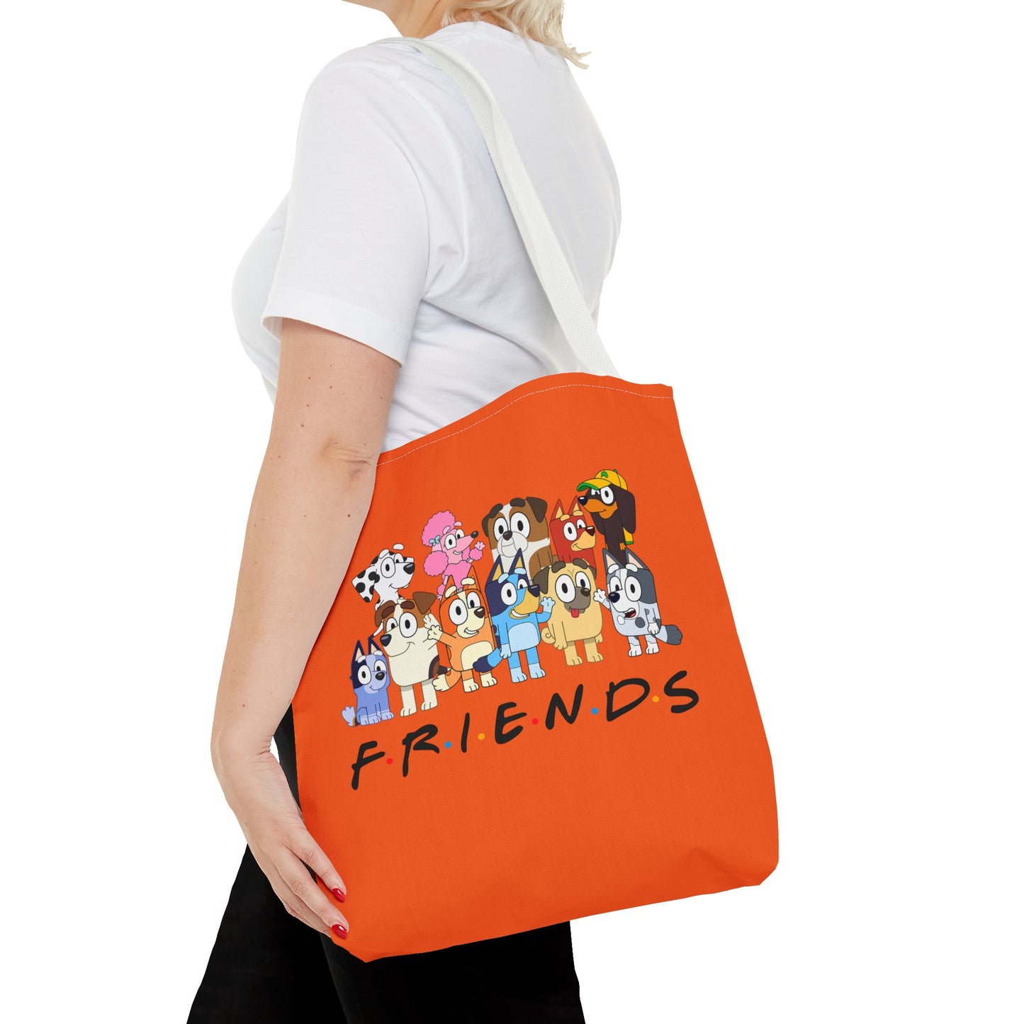 Princess Grace Bluey Playful Friends Tote Bag Perfect for Pet Lovers