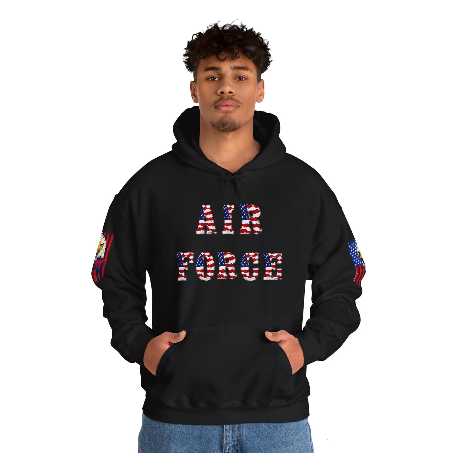 Princess Grace Unisex Air Force Hoodie with Eagle Design
