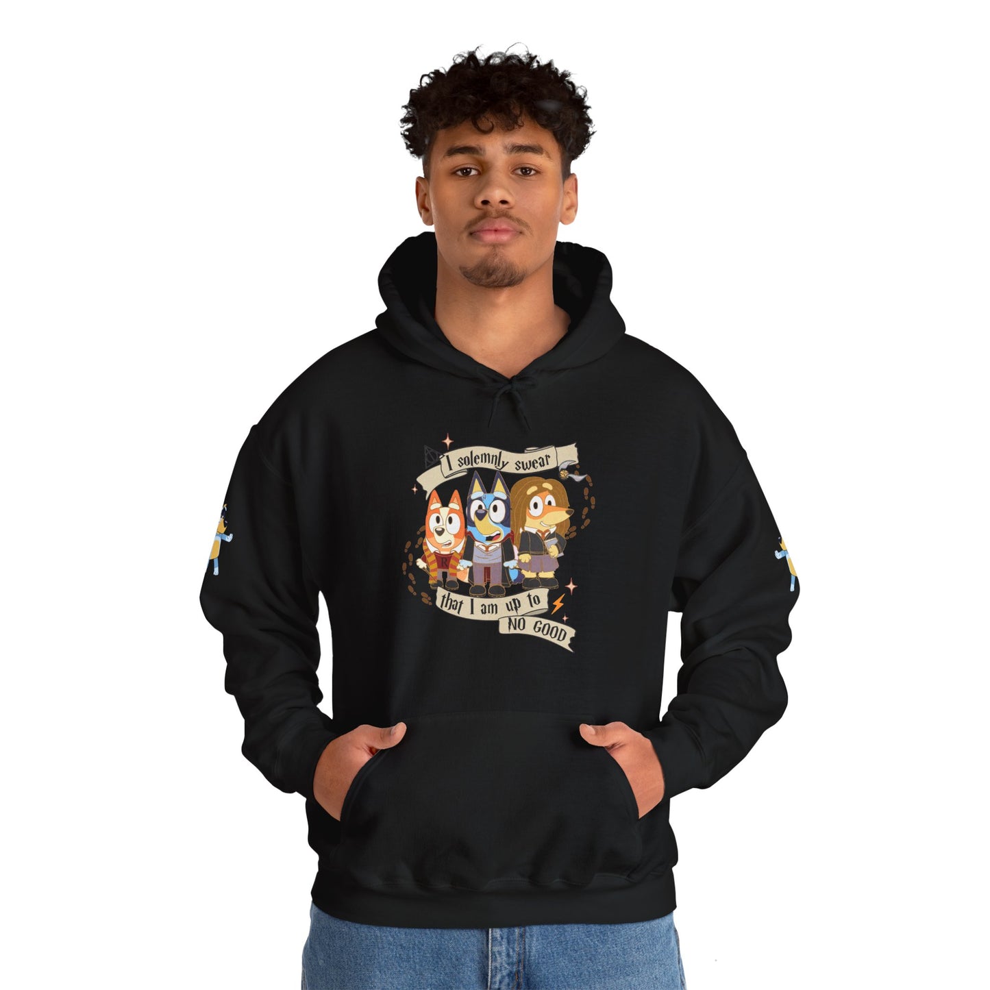 Princess Grace Bluey I Sincerely Sweet! Unisex Heavy Blend Hooded Sweatshirt for Fun Loving Fans
