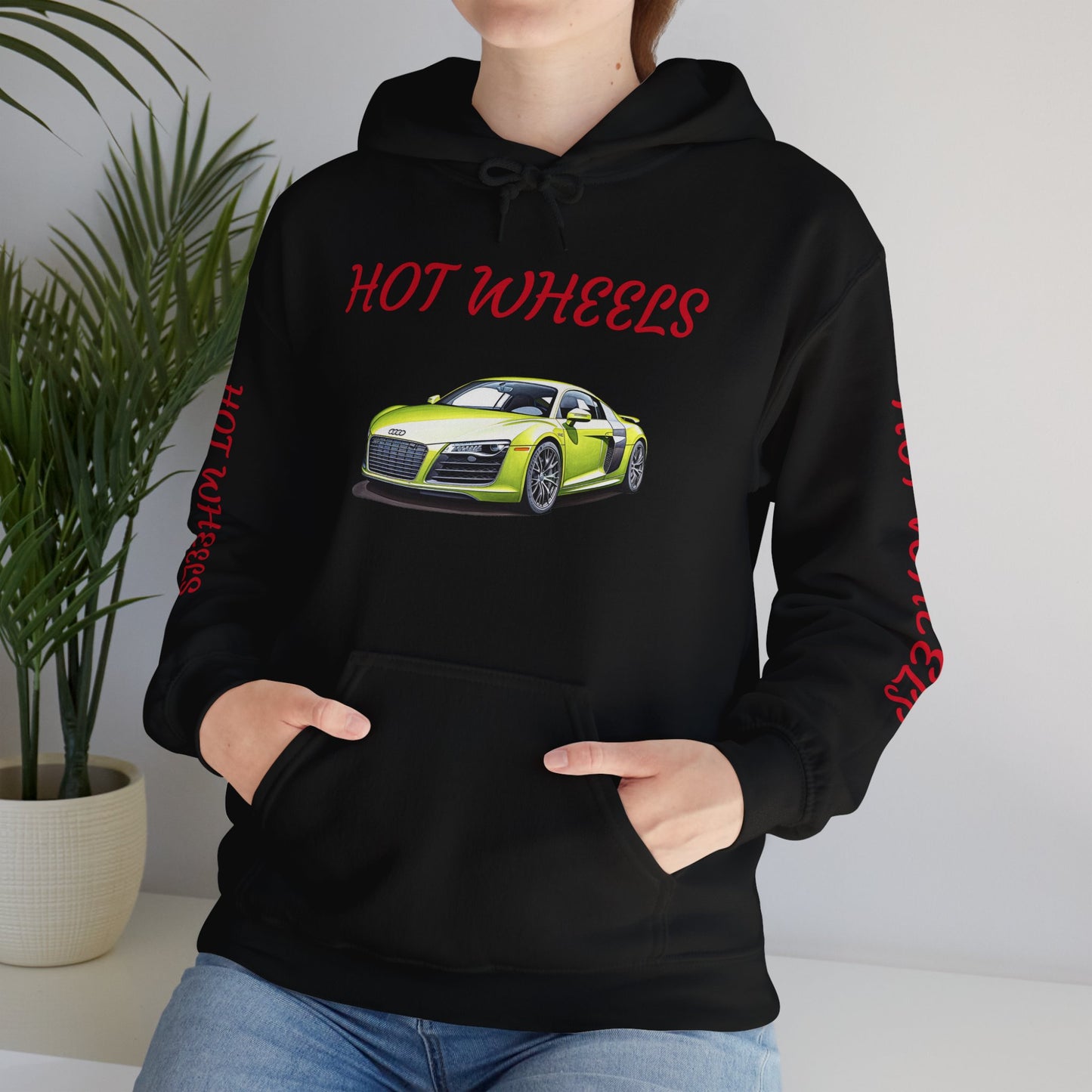 Princess Grace Hot Wheels Unisex Hooded Sweatshirt Cool Car Design for Auto Enthusiasts