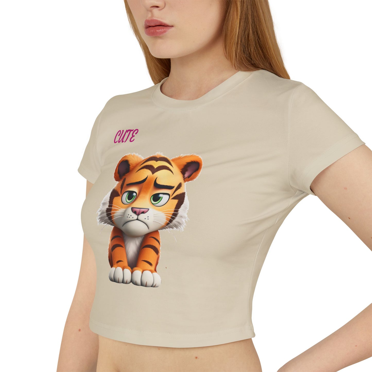 Princess Grace Cute Tiger Women's Baby Tee