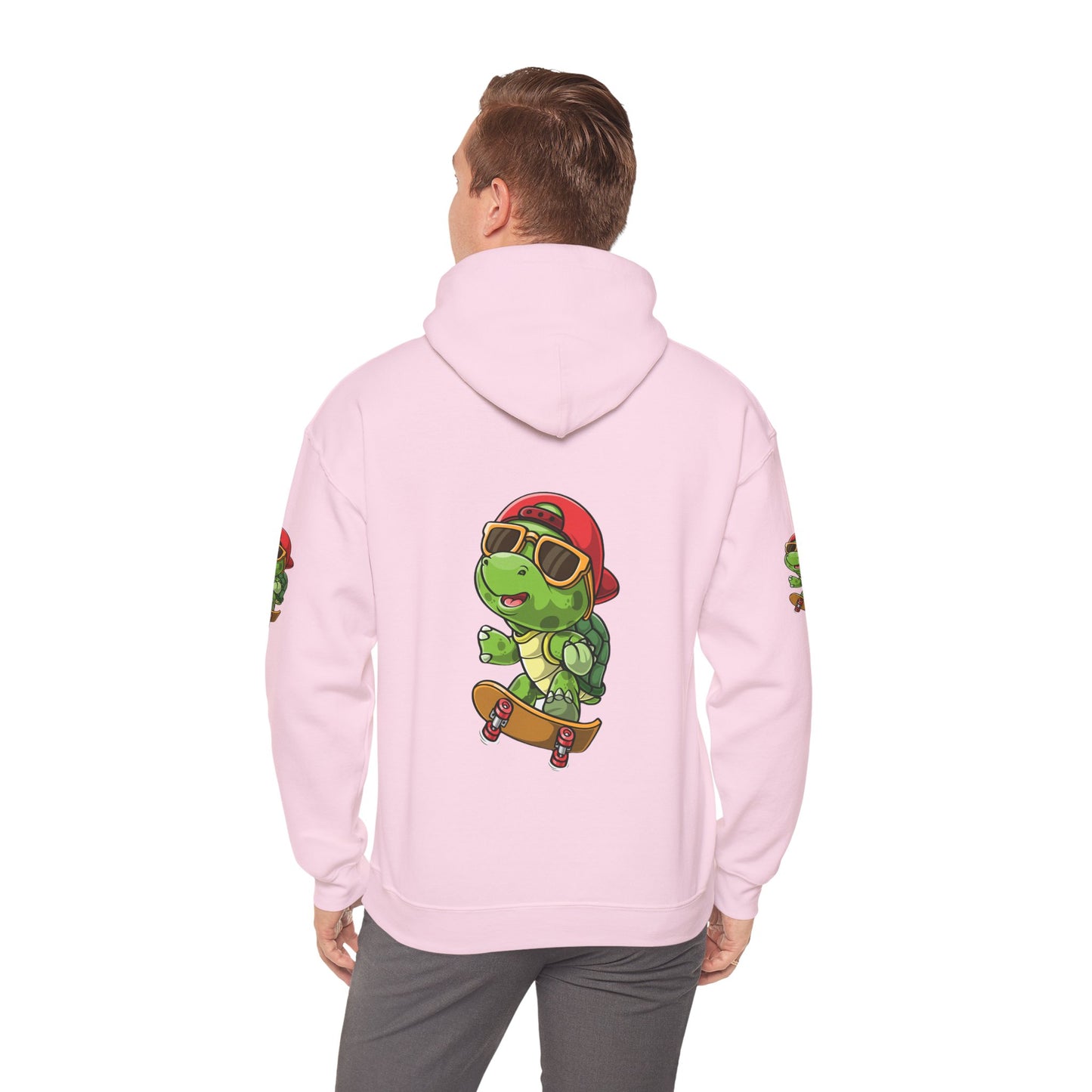 Princess Grace Cool Skateboarding Turtle Unisex Hoodie Fun and Stylish