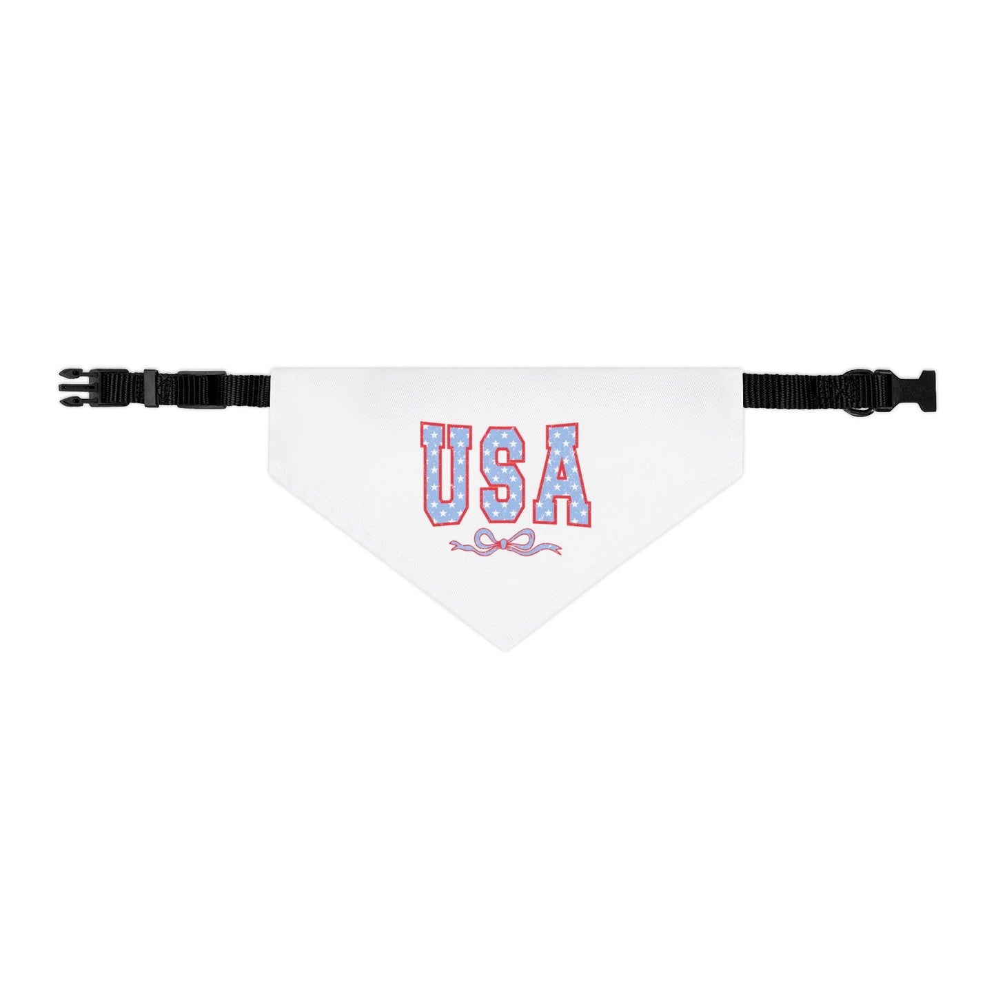 Princess Grace USA Patriotic Pet Bandana Collar for Dogs