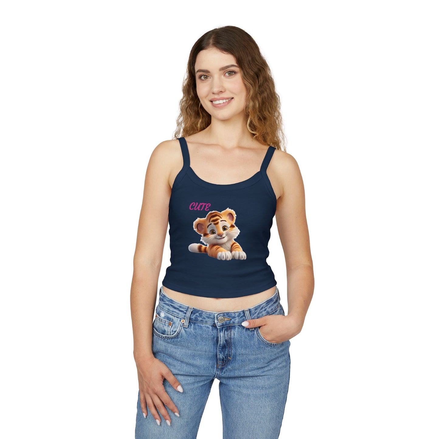 Princess Grace CUTE Women's Spaghetti Strap Tank Top