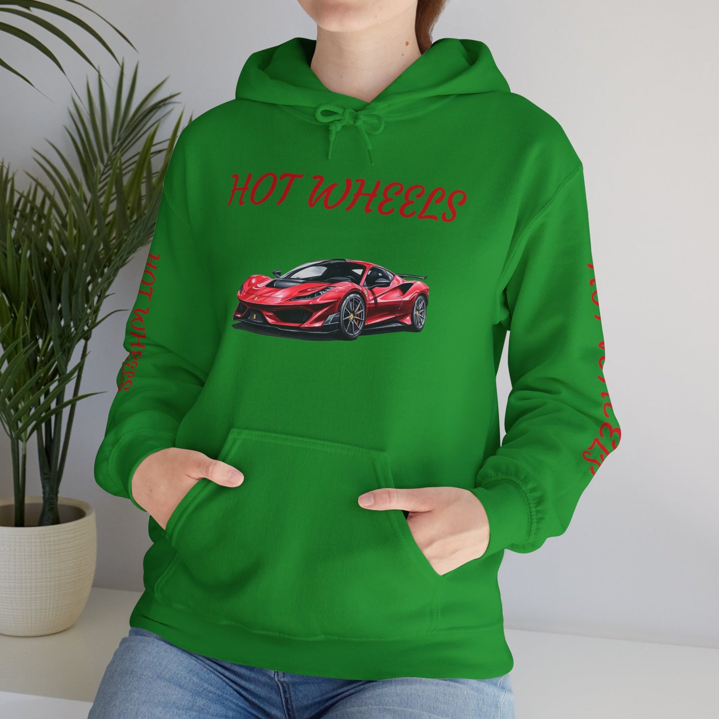 Princess Grace Hot Wheels Unisex Heavy Blend Hooded Sweatshirt Perfect for Car Enthusiasts and Collectors