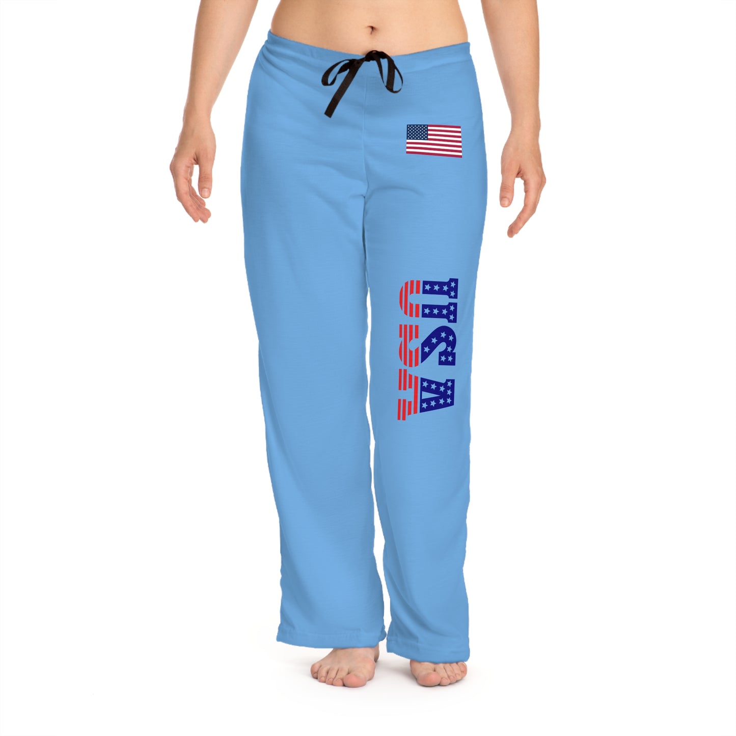 Princess Grace USA Flag Pajama Pants Comfortable & Casual Sleepwear