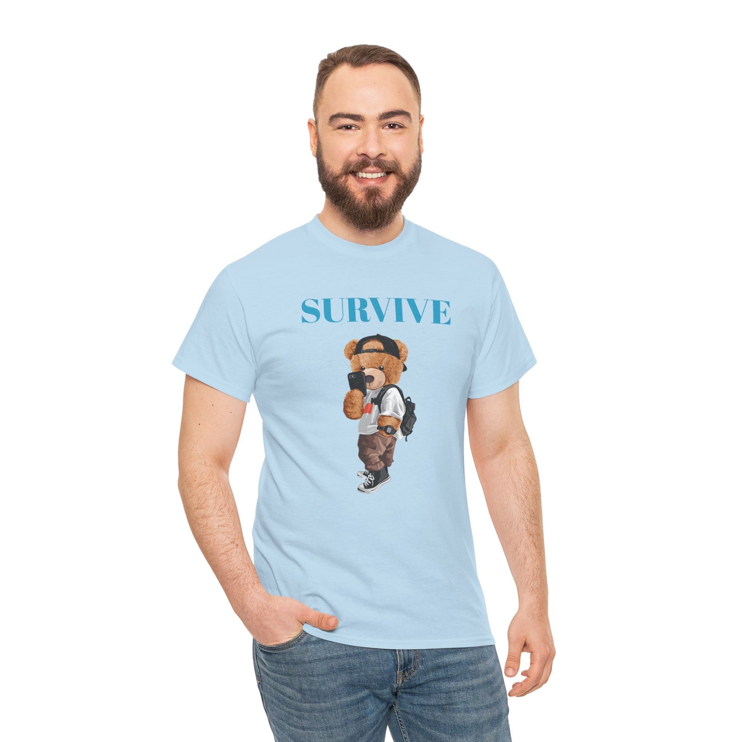 Princess Grace Survive Graphic Unisex Heavy Cotton Tee Stylish Casual Wear