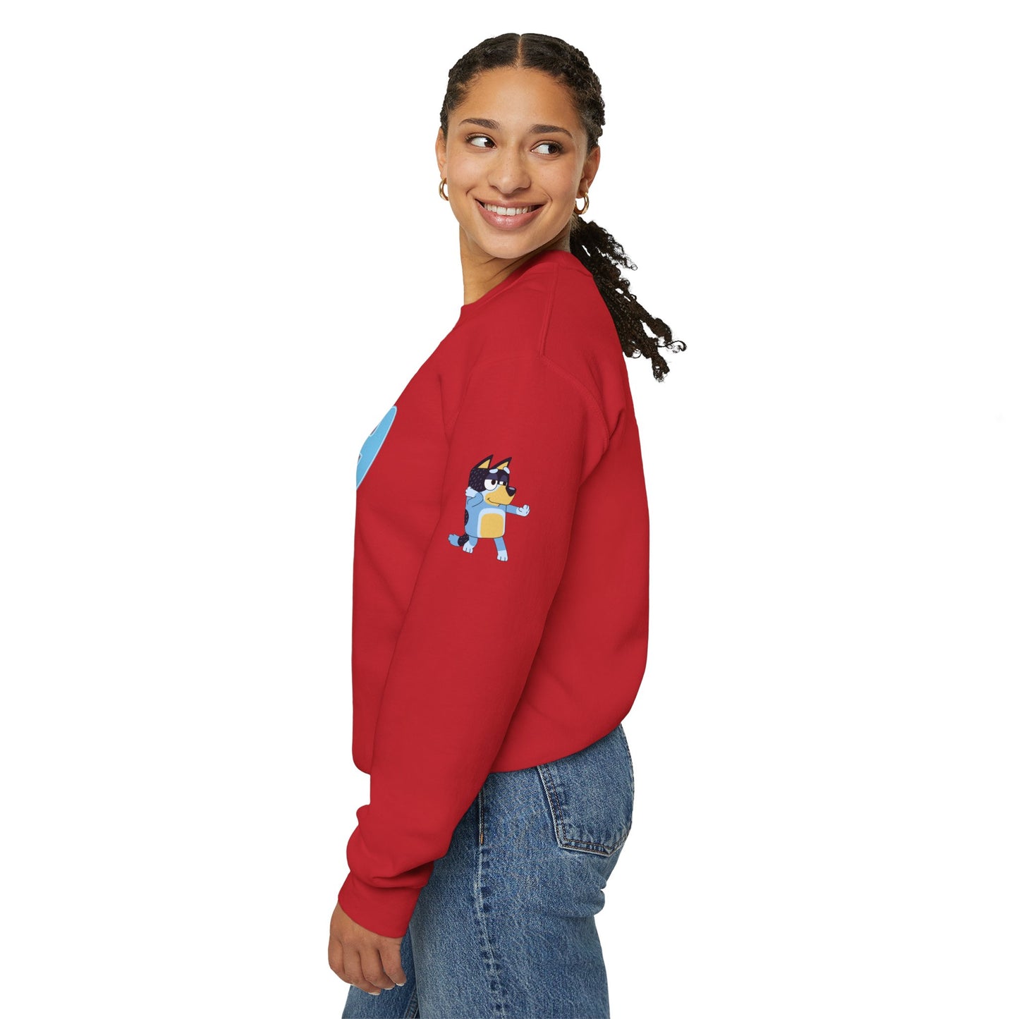 Princess Grace Bluey Character Unisex Crewneck Sweatshirt Cozy and Fun