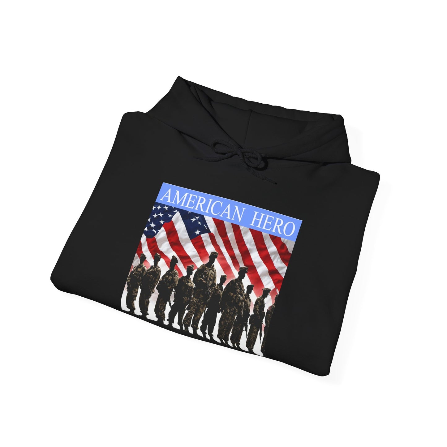 Michael Adonys American Hero Unisex Hooded Sweatshirt Perfect for Veterans Day Patriotic Celebrations