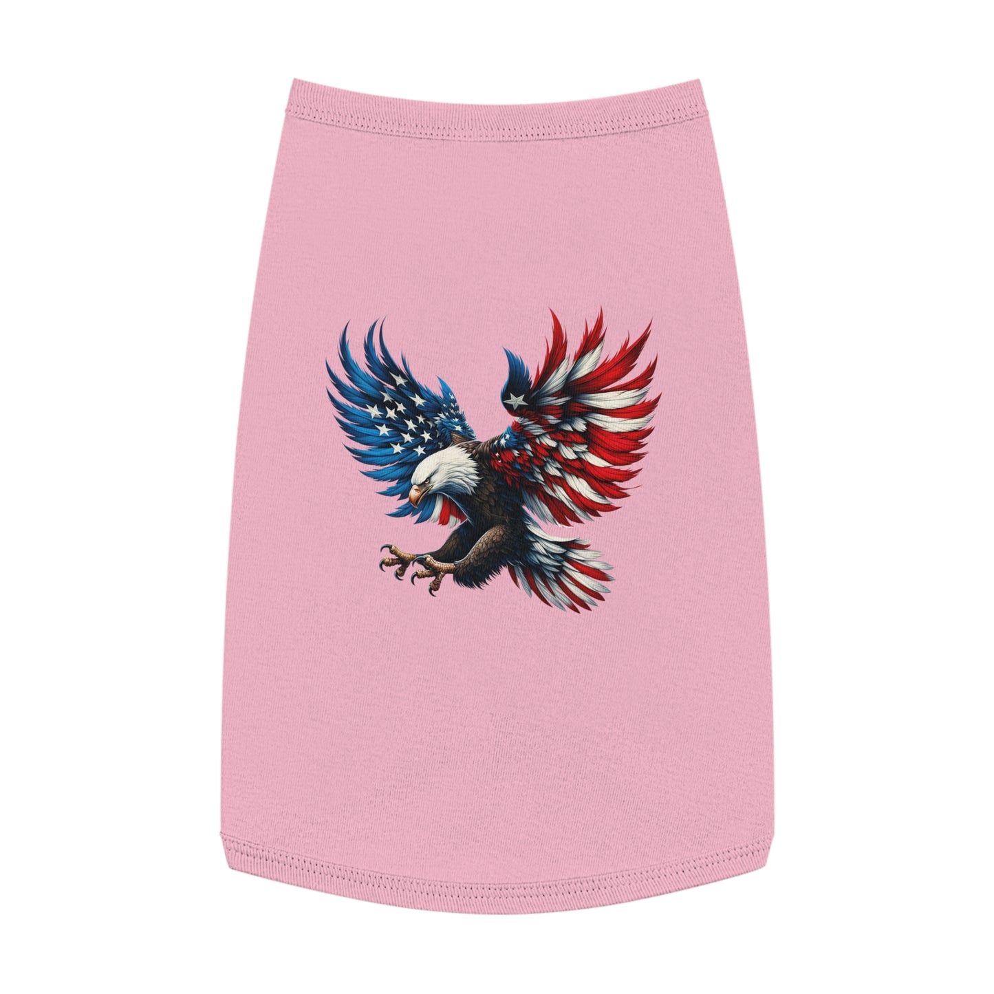 Princess Grace Patriotic Eagle Pet Tank Top Comfortable & Stylish Holiday Apparel for Dogs