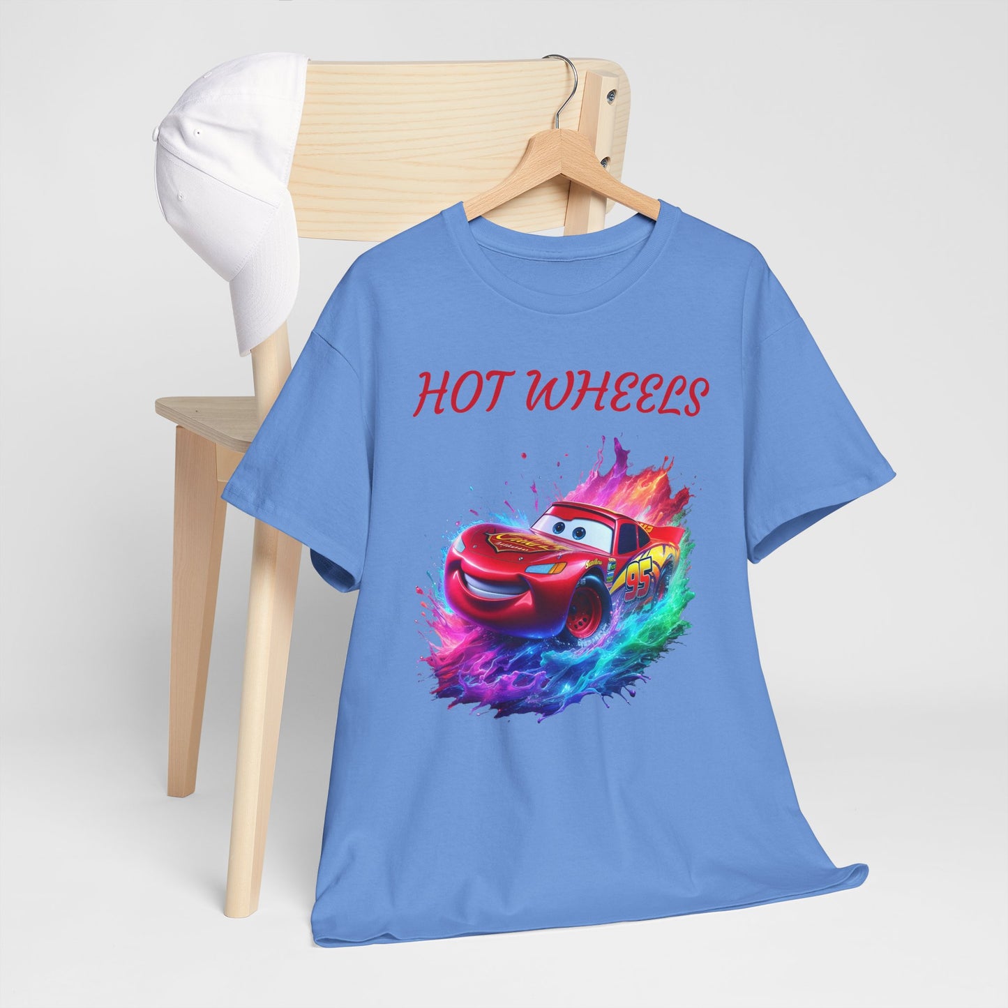 Princess Grace Hot Wheels Unisex Heavy Cotton Tee Vibrant Racing Graphic T-Shirt