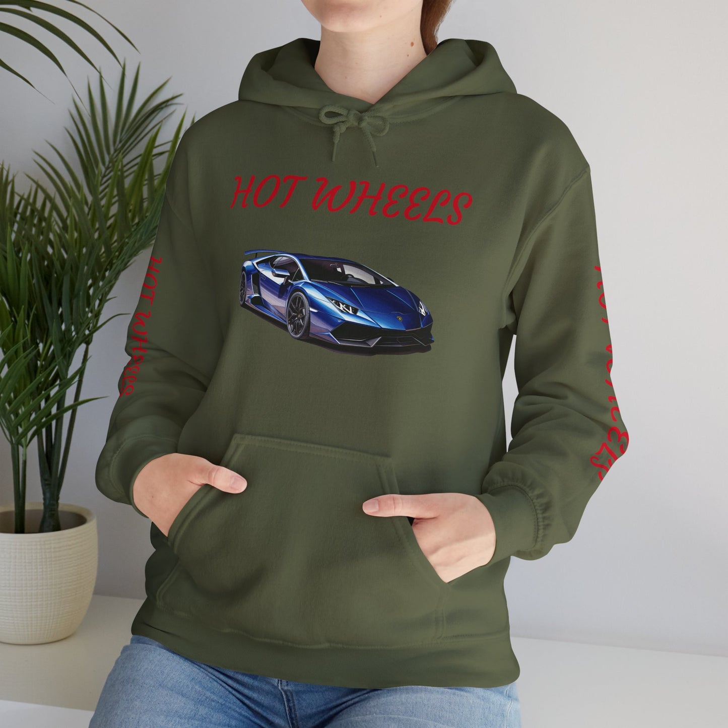 Princess Grace Hot Wheels Unisex Heavy Blend Hoodie Cool Car Graphic Sweatshirt for Auto Enthusiasts