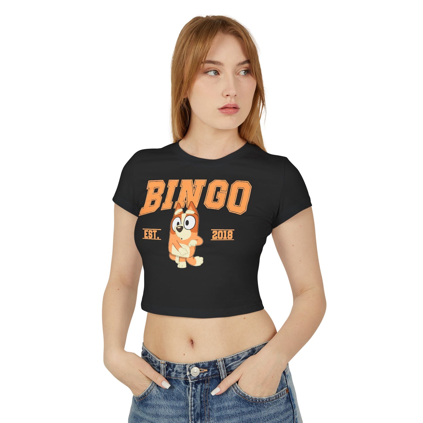 Princess Grace Bluey Cute Bingo & Bluey Graphic Baby Tee