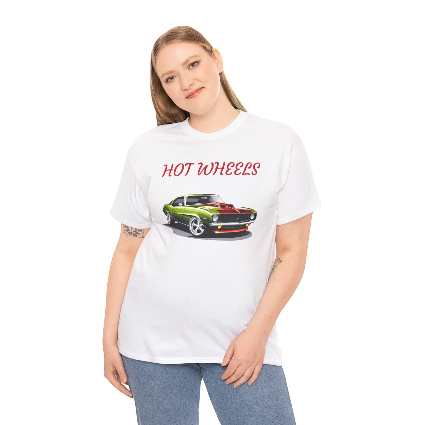 Princess Grace Hot Wheels Unisex Heavy Cotton Tee Classic Car Graphic T-Shirt