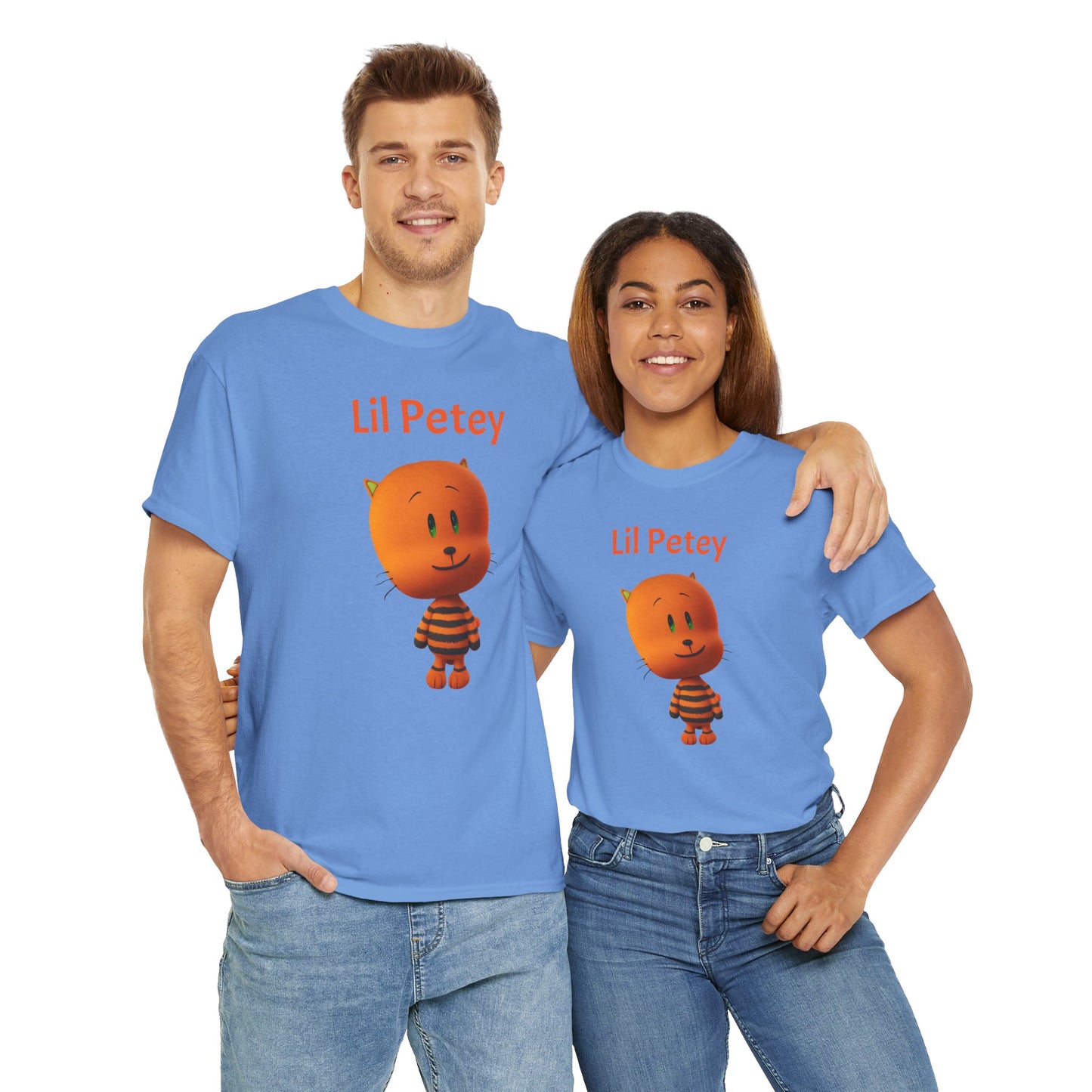 Princess Grace Lil Petey Unisex Heavy Cotton Tee Fun & Playful Cartoon T-Shirt for Kids and Adults