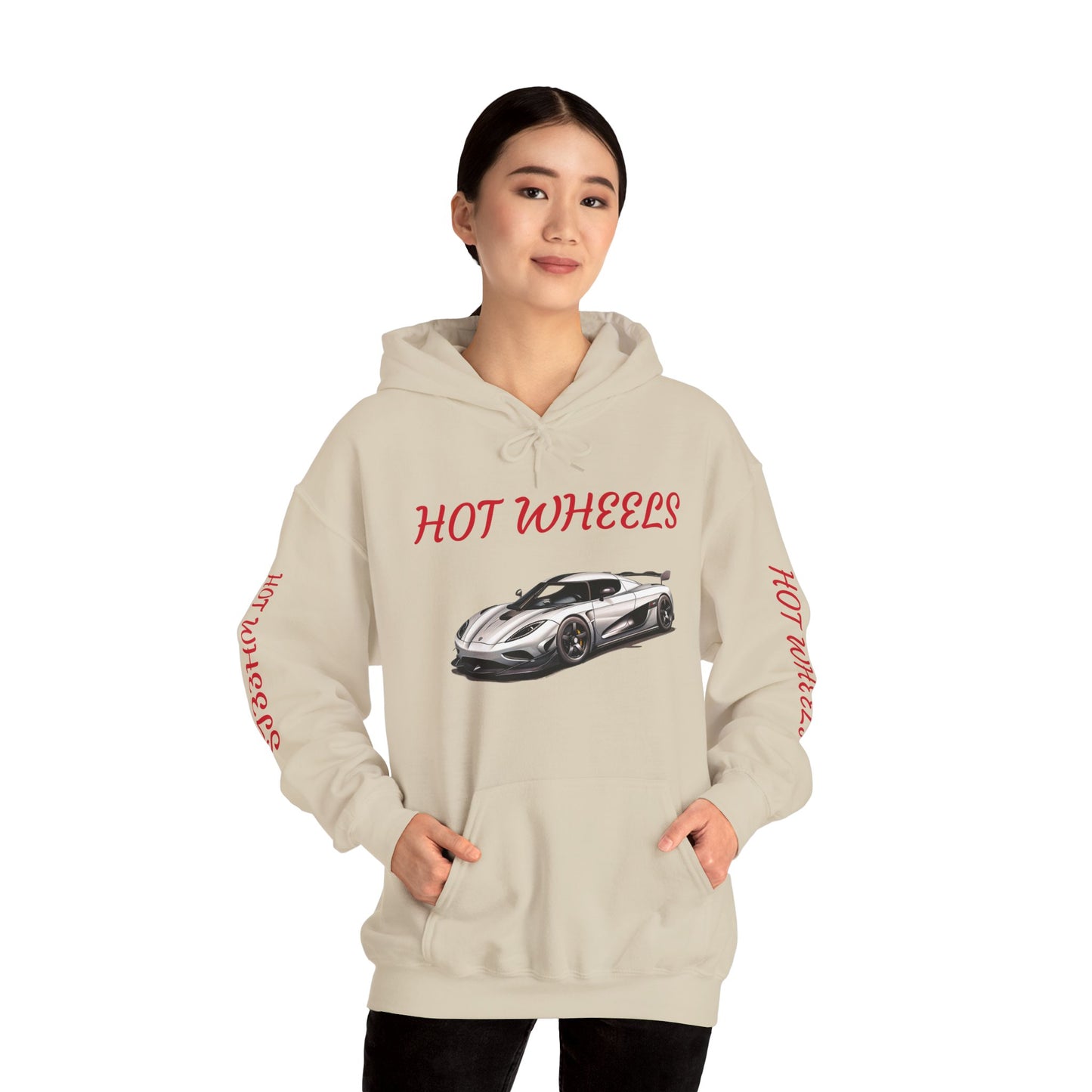 Princess Grace Hot Wheels Car Sweatshirt Unisex Heavy Blend Hoodie for Automotive Enthusiasts