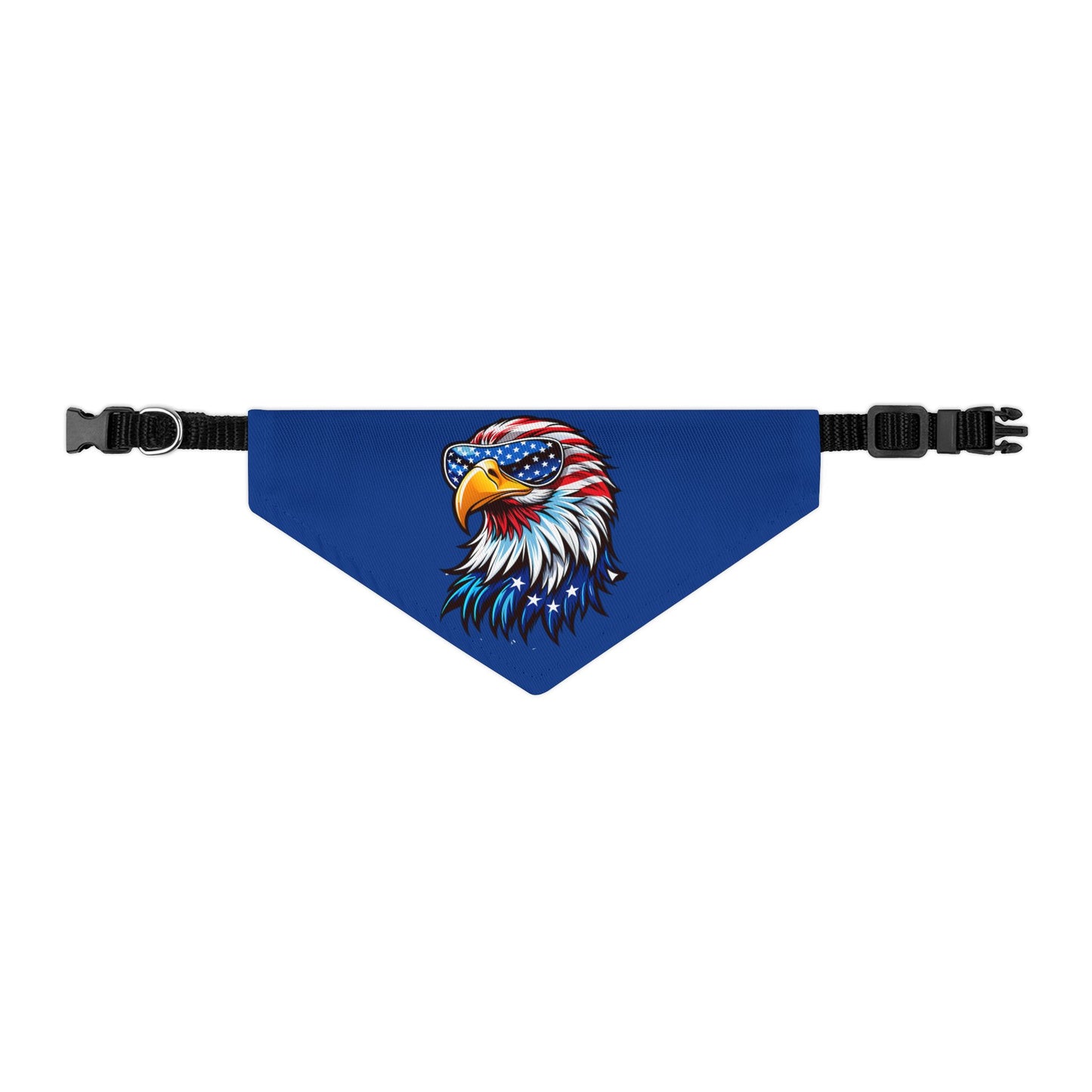 Princess Grace Patriotic Eagle Pet Bandana Collar for Dogs Perfect for July 4th Celebrations