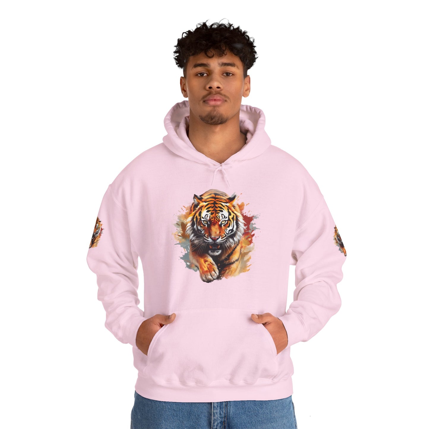 Princess Grace Fierce Tiger Graphic Unisex Heavy Blend Hoodie