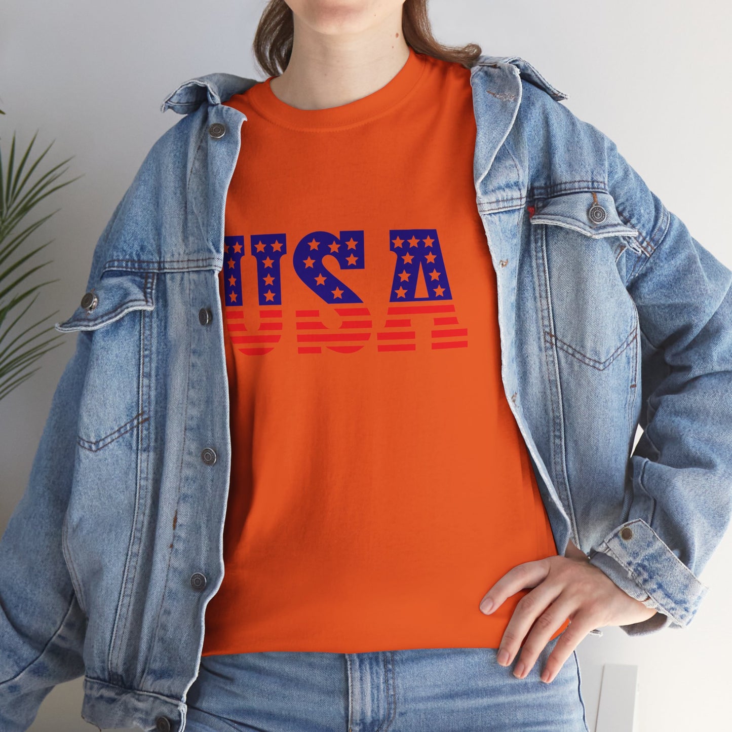 Princess Grace Patriotic USA Unisex Heavy Cotton Tee Comfortable Independence Day Apparel
