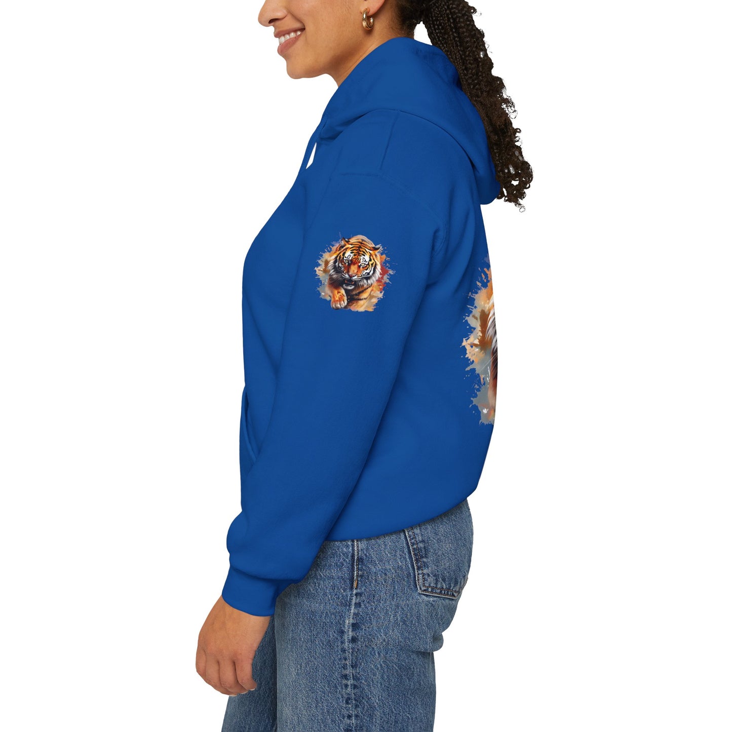 Princess Grace Fierce Tiger Graphic Unisex Heavy Blend Hoodie