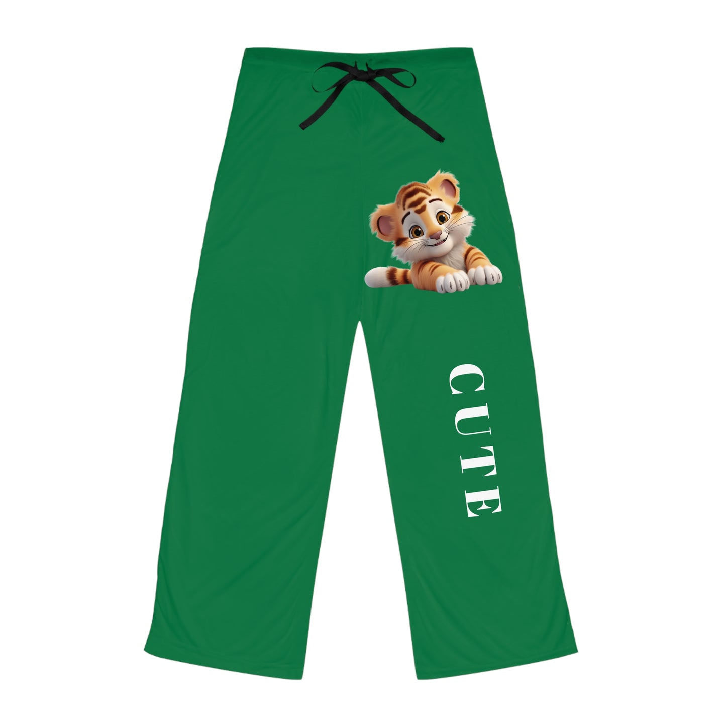 Princess Grace Cute Tiger Women's Pajama Pants Comfy Sleepwear for Relaxation