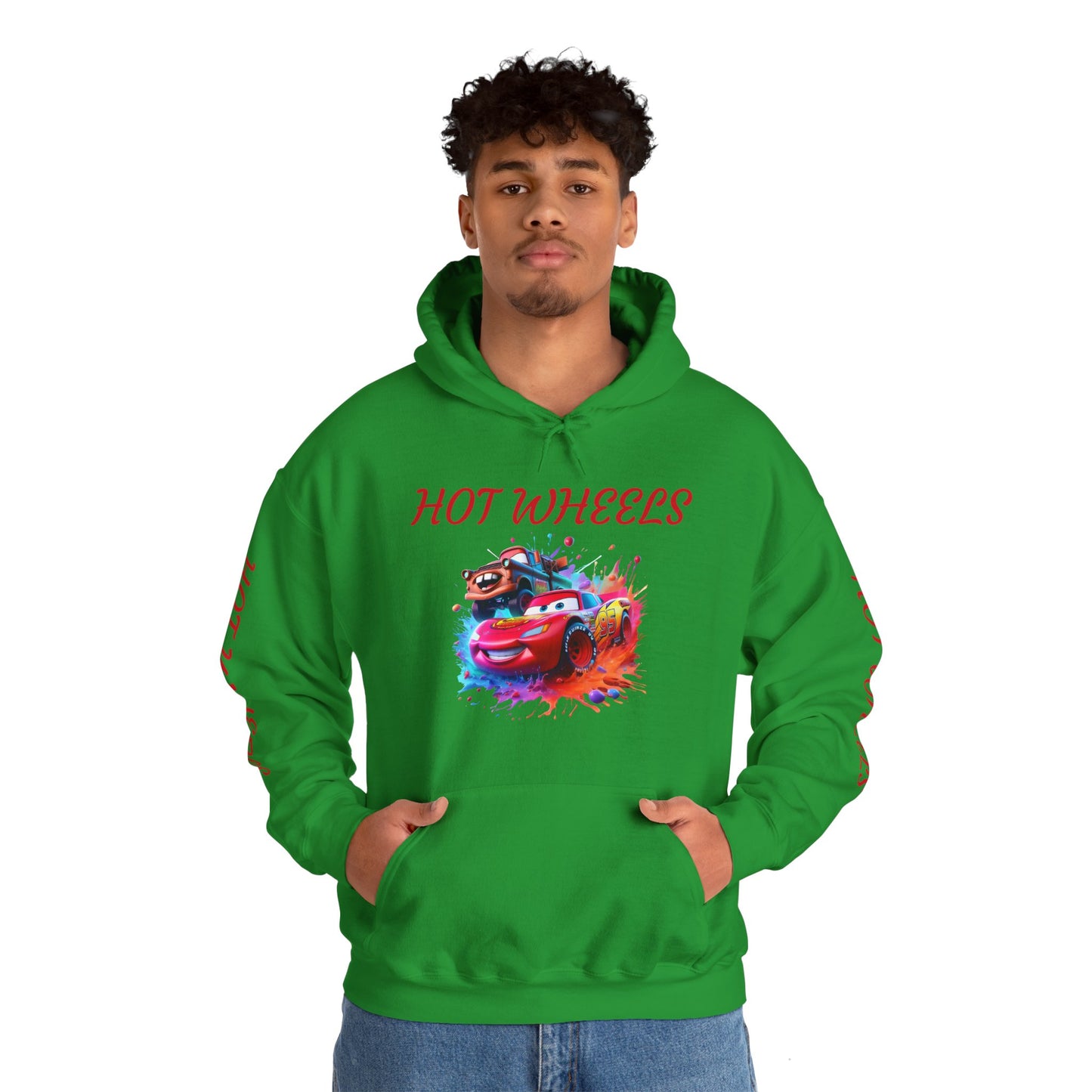 Princess Grace Hot Wheels Unisex Hoodie Retro Racing Design for Kids and Car Enthusiasts