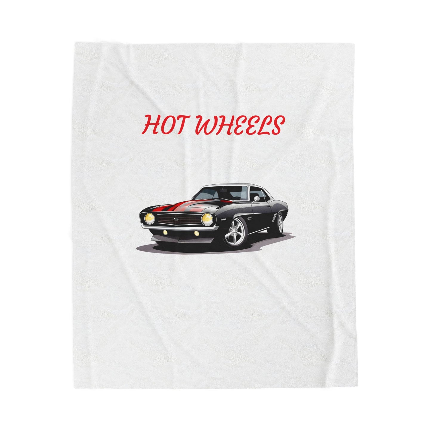 Princess Grace Hot Wheels Velveteen Plush Blanket for Car Enthusiasts