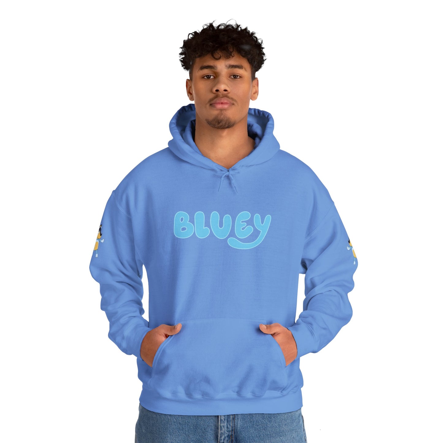 Princess Grace Bluey Unisex Hooded Sweatshirt Cozy Cartoon Style for Kids & Adults