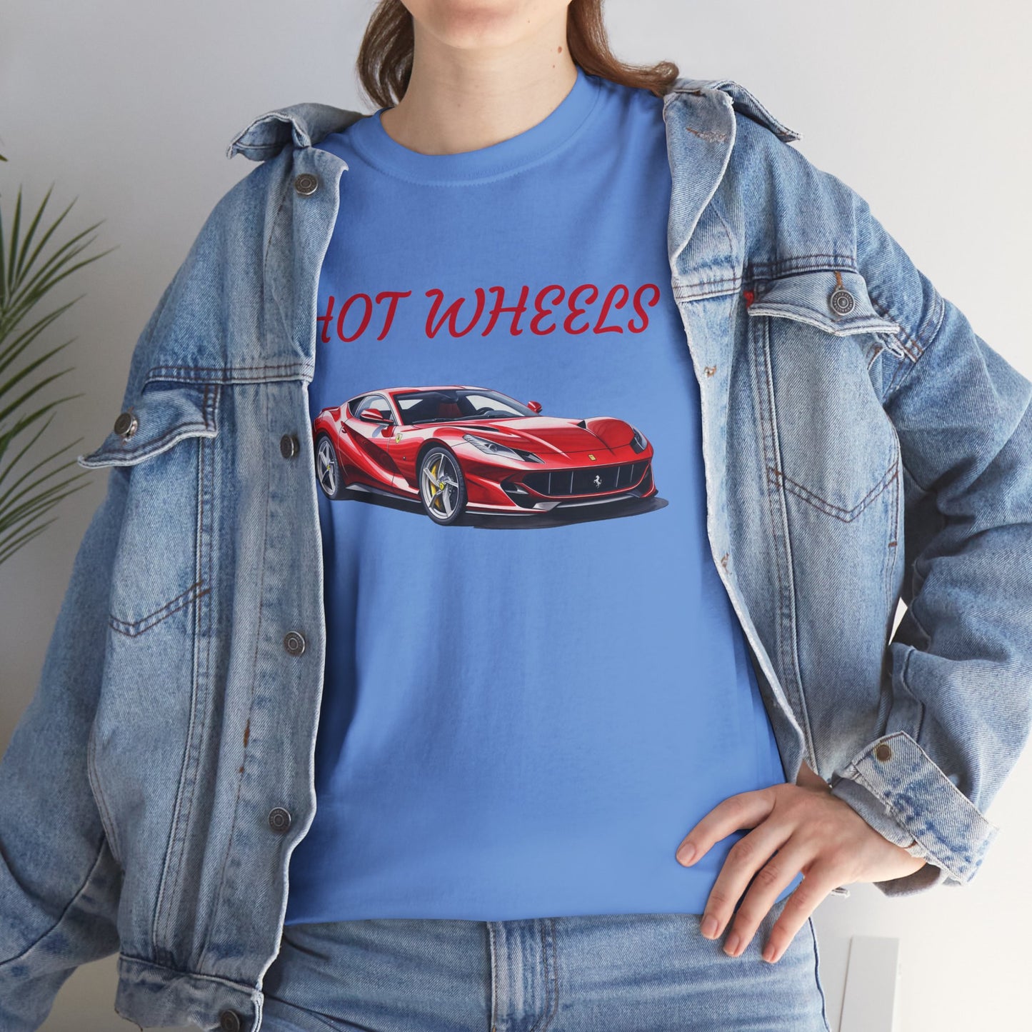 Princess Grace Hot Wheels Unisex Heavy Cotton Tee Car Lovers Graphic T-Shirt