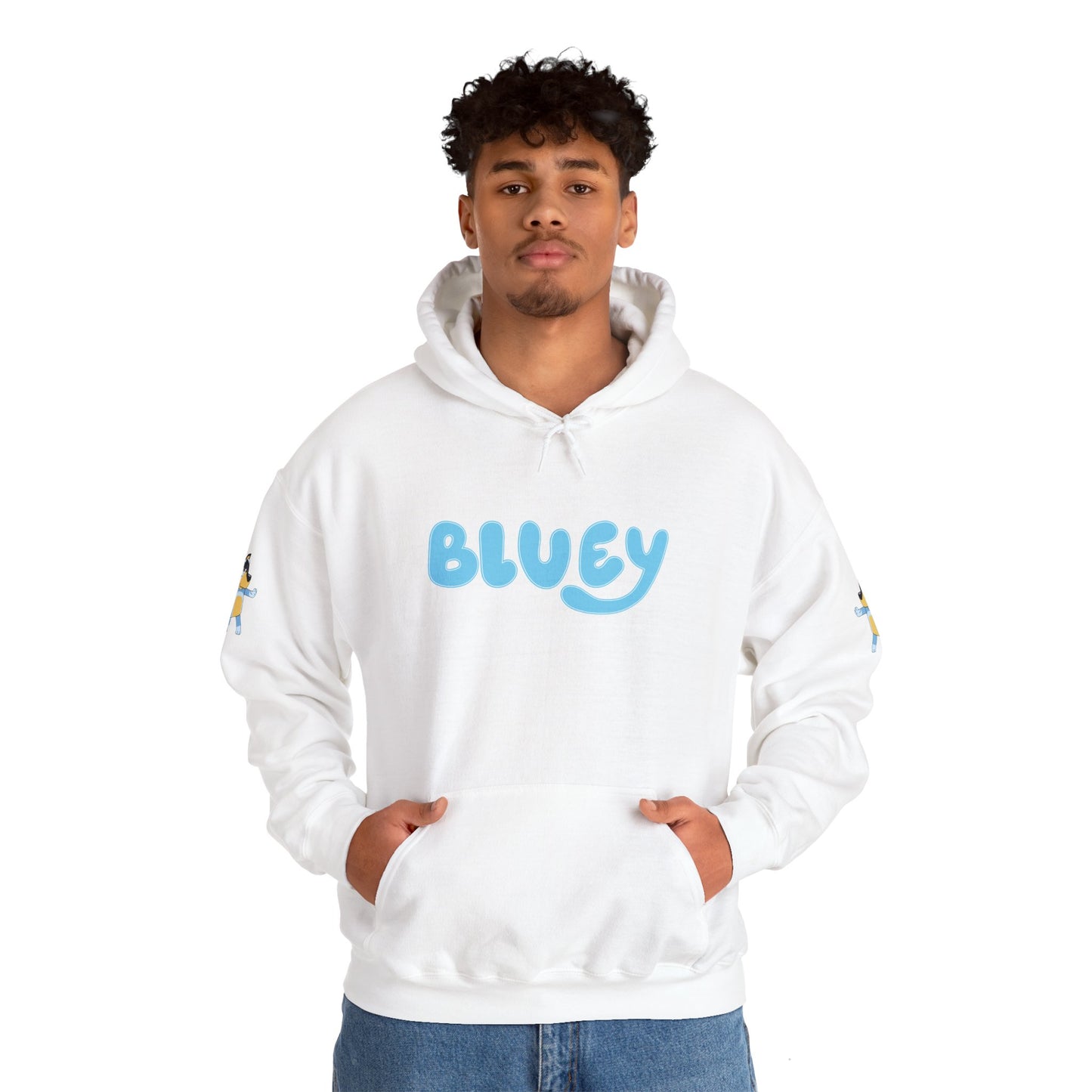 Princess Grace Bluey Unisex Hooded Sweatshirt Cozy Cartoon Style for Kids & Adults