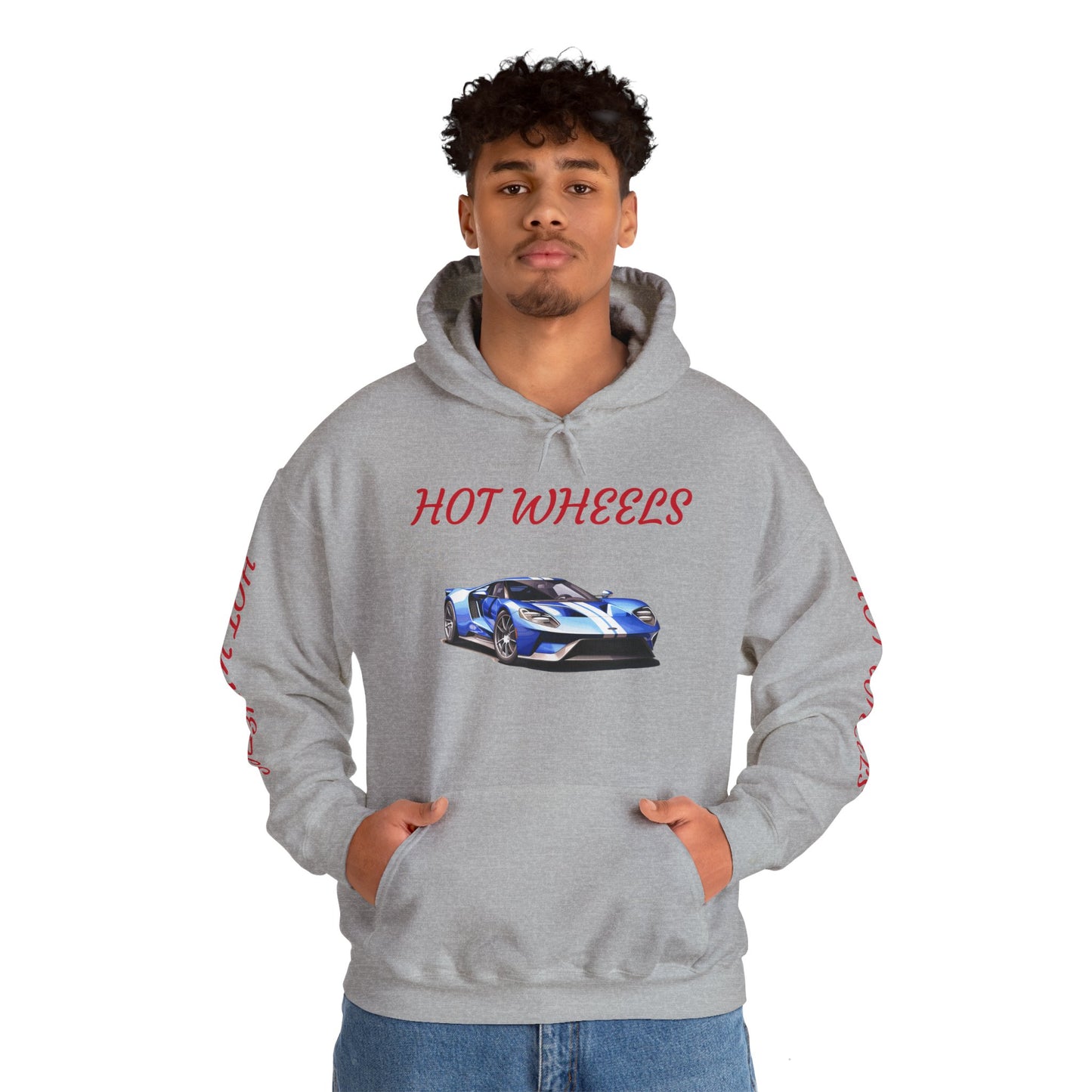 Princess Grace Hot Wheels Unisex Heavy Blend Hoodie Sporty Car Design for Car Enthusiasts