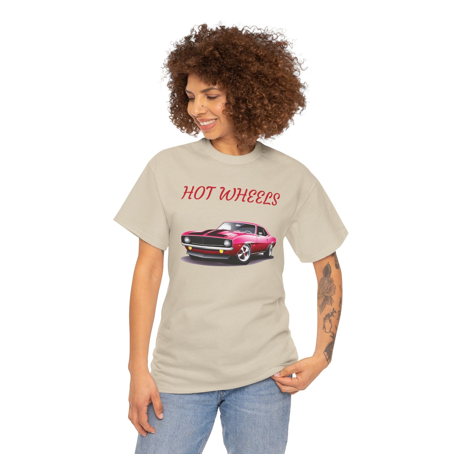 Princess Grace Retro Hot Wheels Unisex Heavy Cotton Tee
