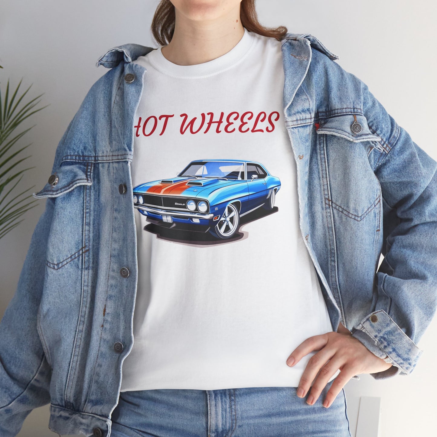 Princess Grace Hot Wheels Unisex Heavy Cotton Tee Classic Car Graphic Tee for Auto Enthusiasts
