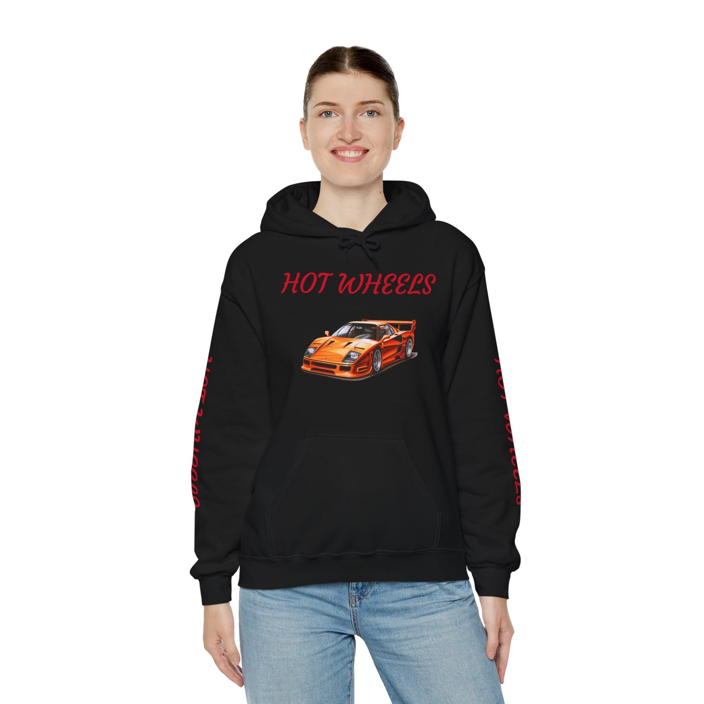 Princess Grace Hot Wheels Unisex Heavy Blend Hooded Sweatshirt Retro Racing Style