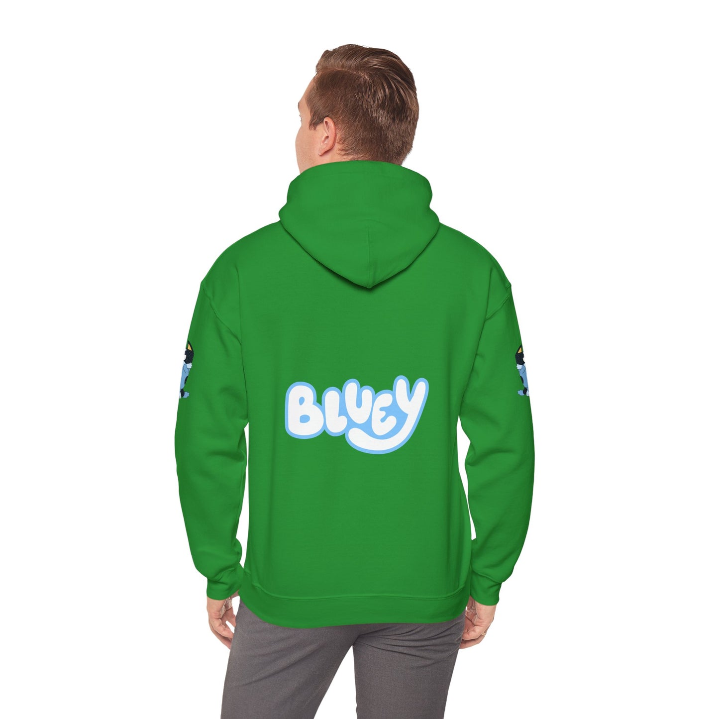 Princess Grace Bluey Unisex Heavy Blend Hoodie Cozy Cartoon Sweatshirt for Kids & Adults