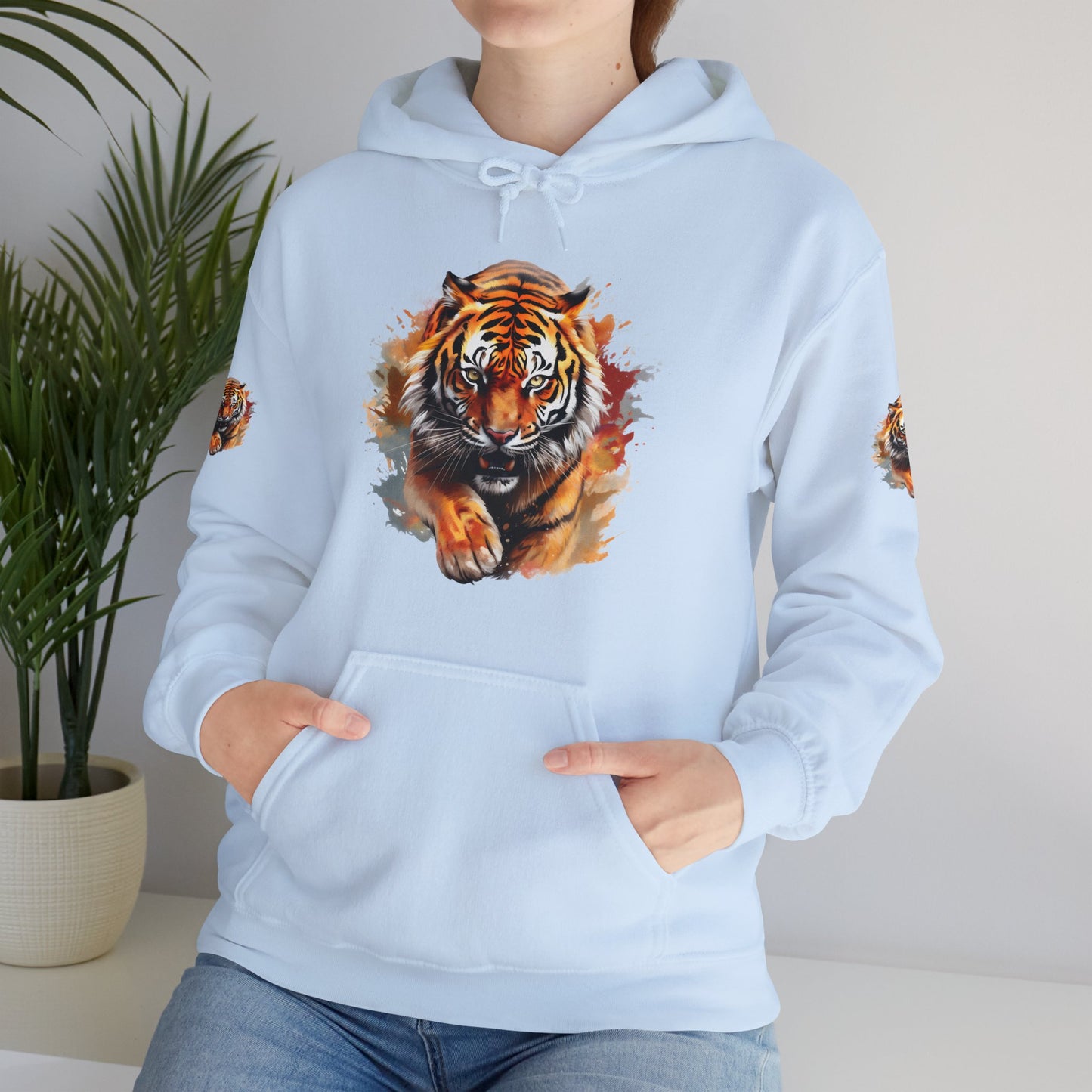 Princess Grace Fierce Tiger Graphic Unisex Heavy Blend Hoodie