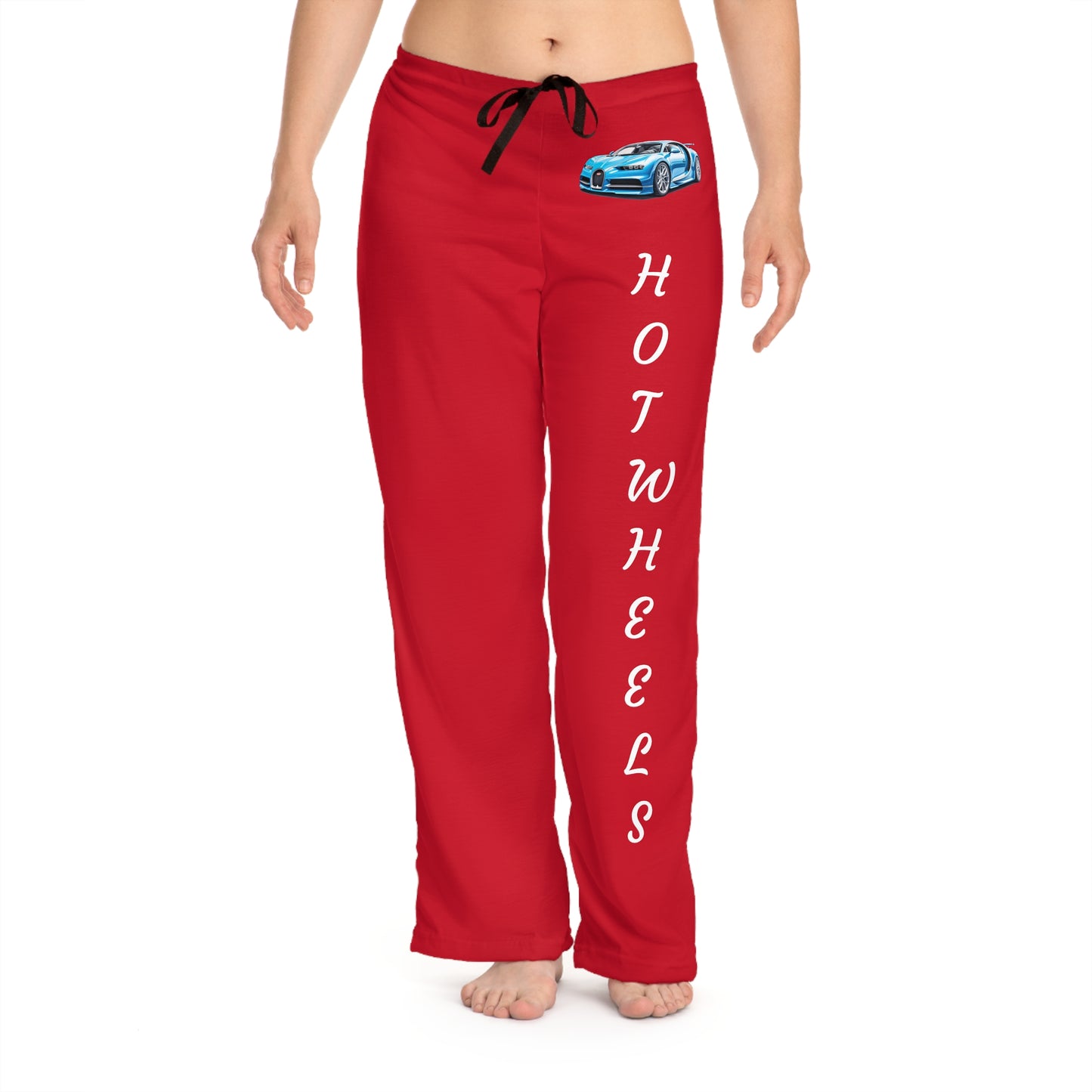 Princess Grace Red Hot Wheels Pajama Pants Comfy Casual Sleepwear