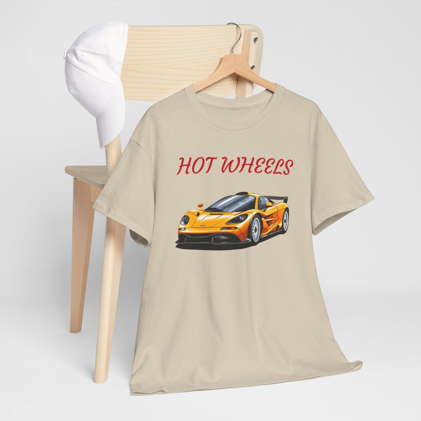 Princess Grace Hot Wheels Unisex Heavy Cotton Tee Cool Car Graphic T-Shirt for Enthusiasts
