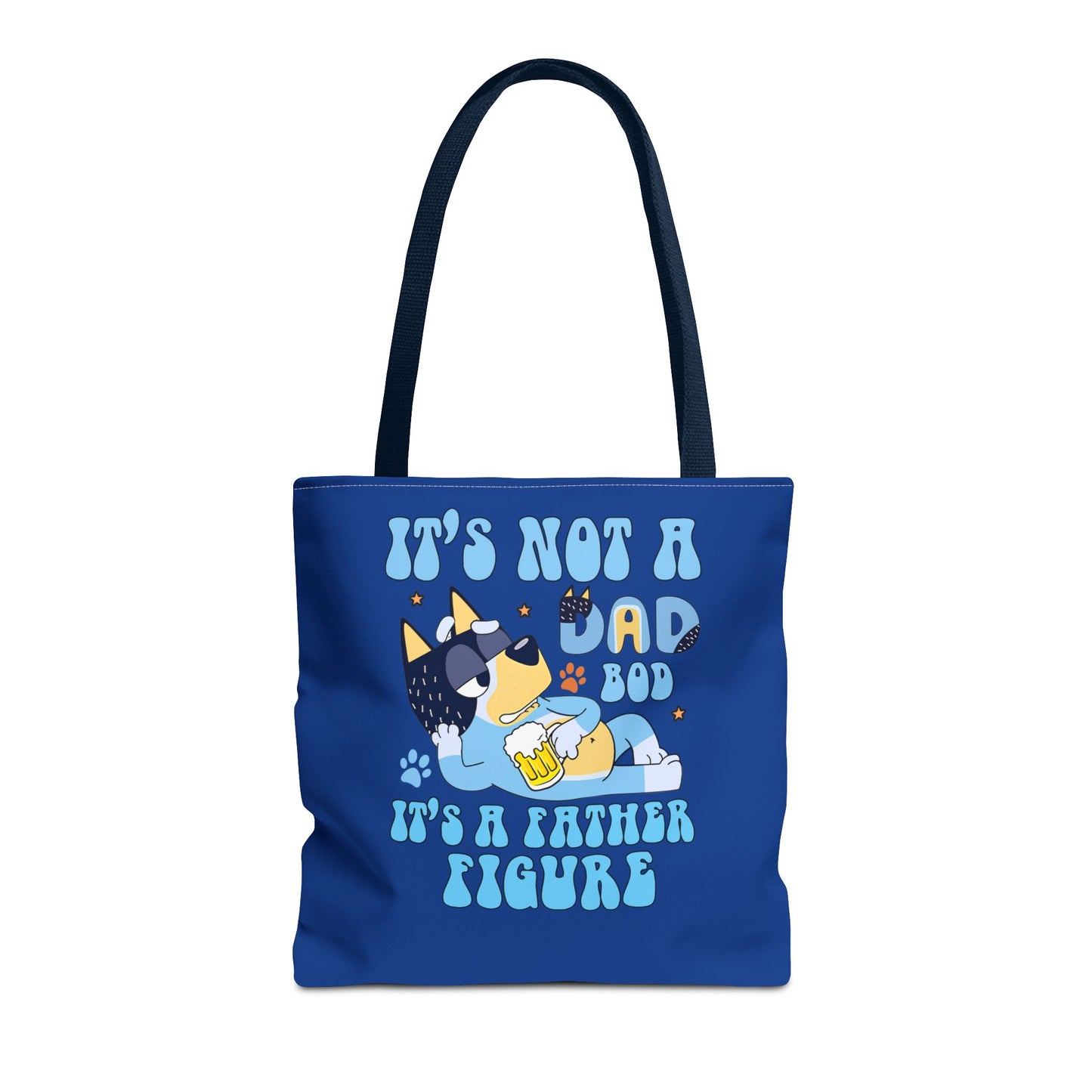 Princess Grace Funny Father Figure Tote Bag Perfect Gift for Dads