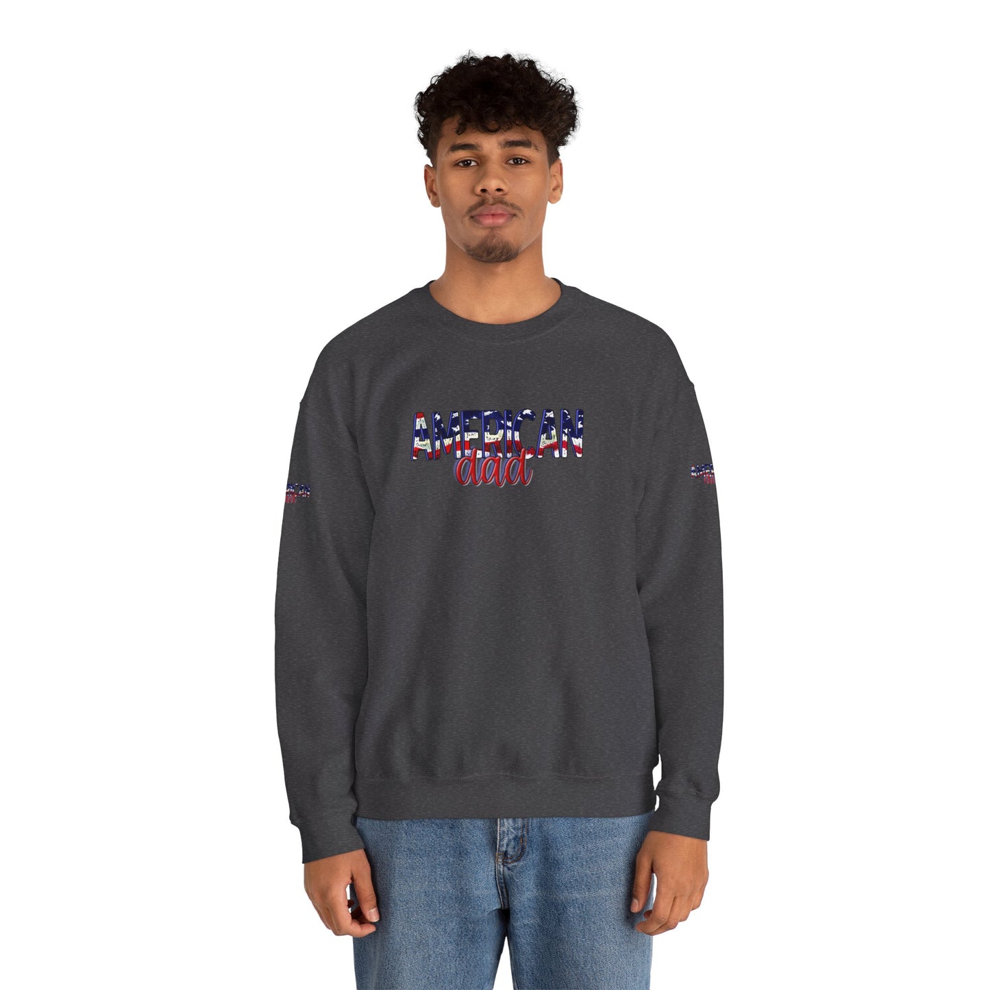Princess Grace American Dad Unisex Crewneck Sweatshirt Patriotic Gift for Father's Day