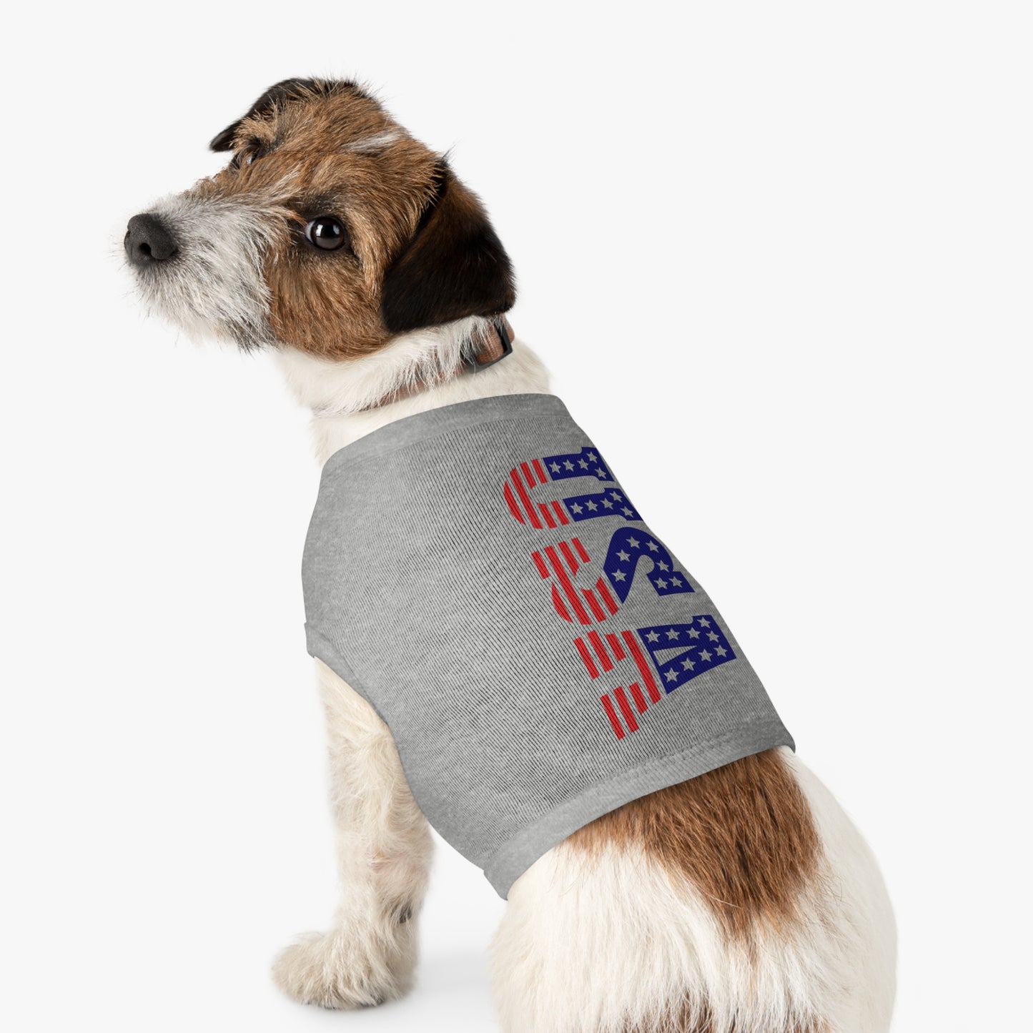 Princess Grace USA Patriotic Pet Tank Top Perfect for Independence Day & Summer Celebrations