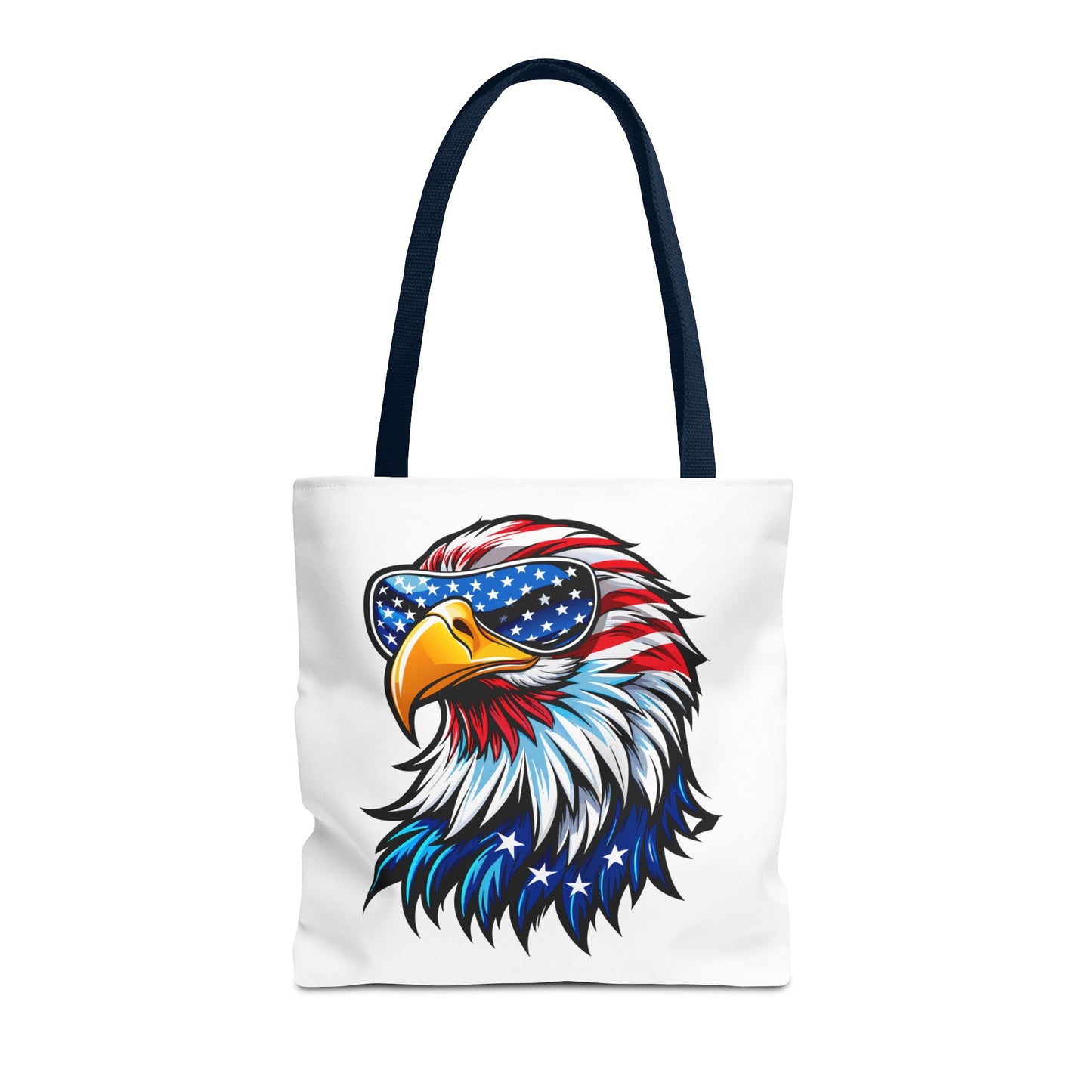 Princess Grace Patriotic Eagle Tote Bag Cool American Eagle Design for Fourth of July & Everyday Use