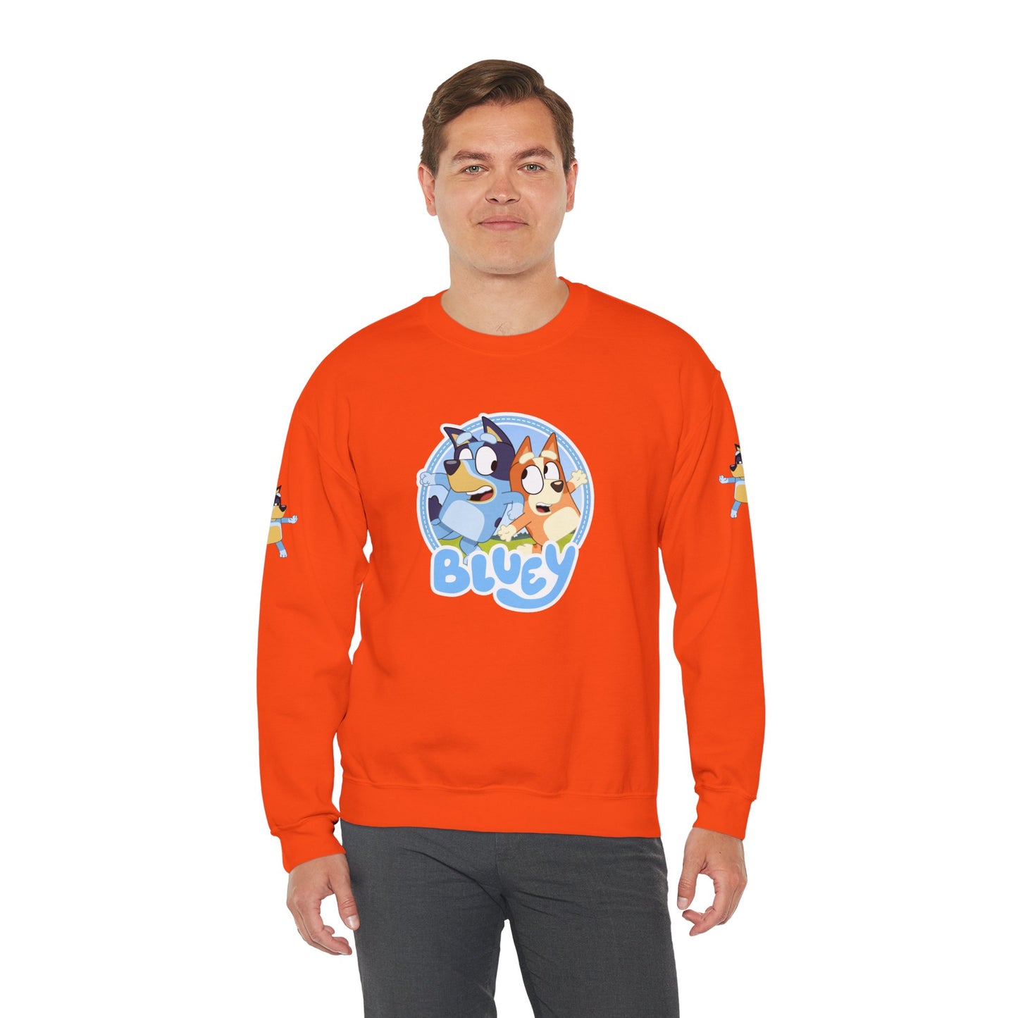Princess Grace Bluey Friends Unisex Crewneck Sweatshirt Cozy Cartoon Apparel for Kids & Adults