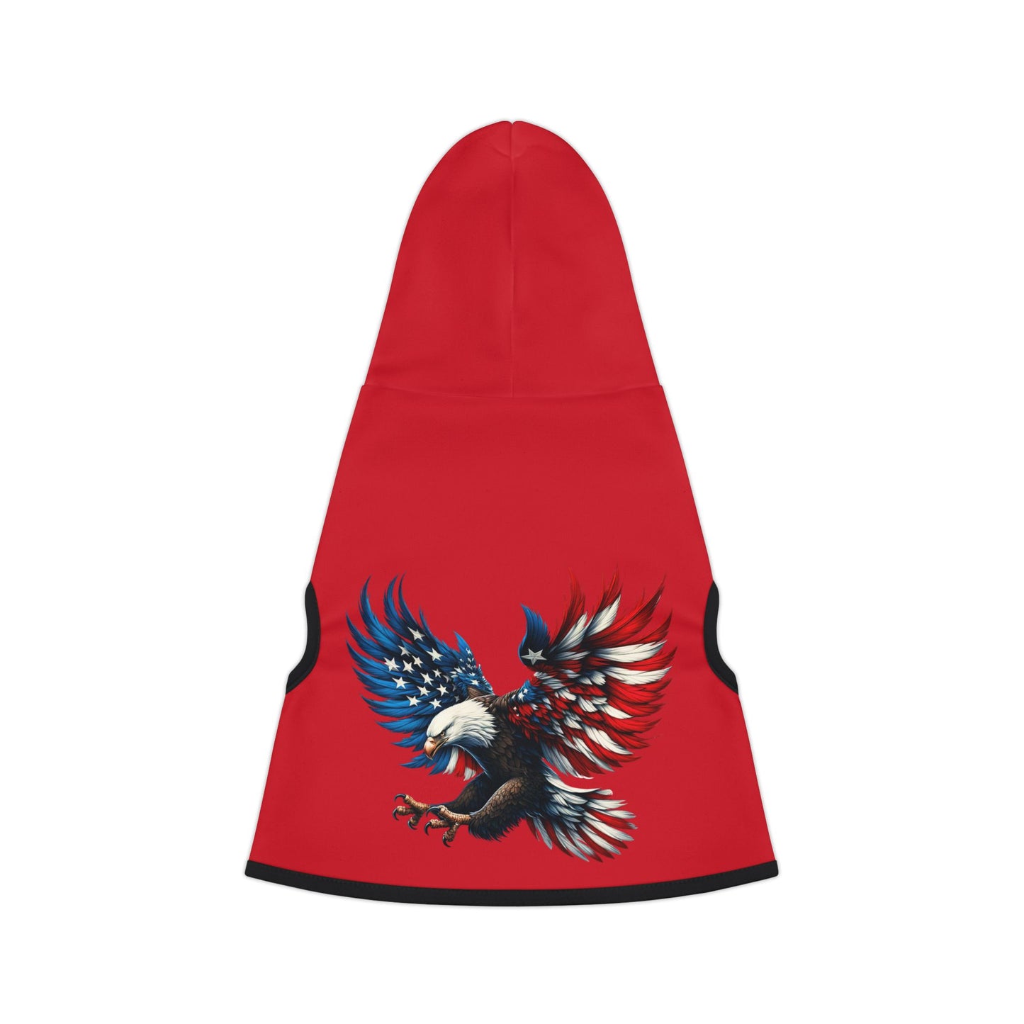 Princess Grace Patriotic Pet Hoodie with Eagle Design