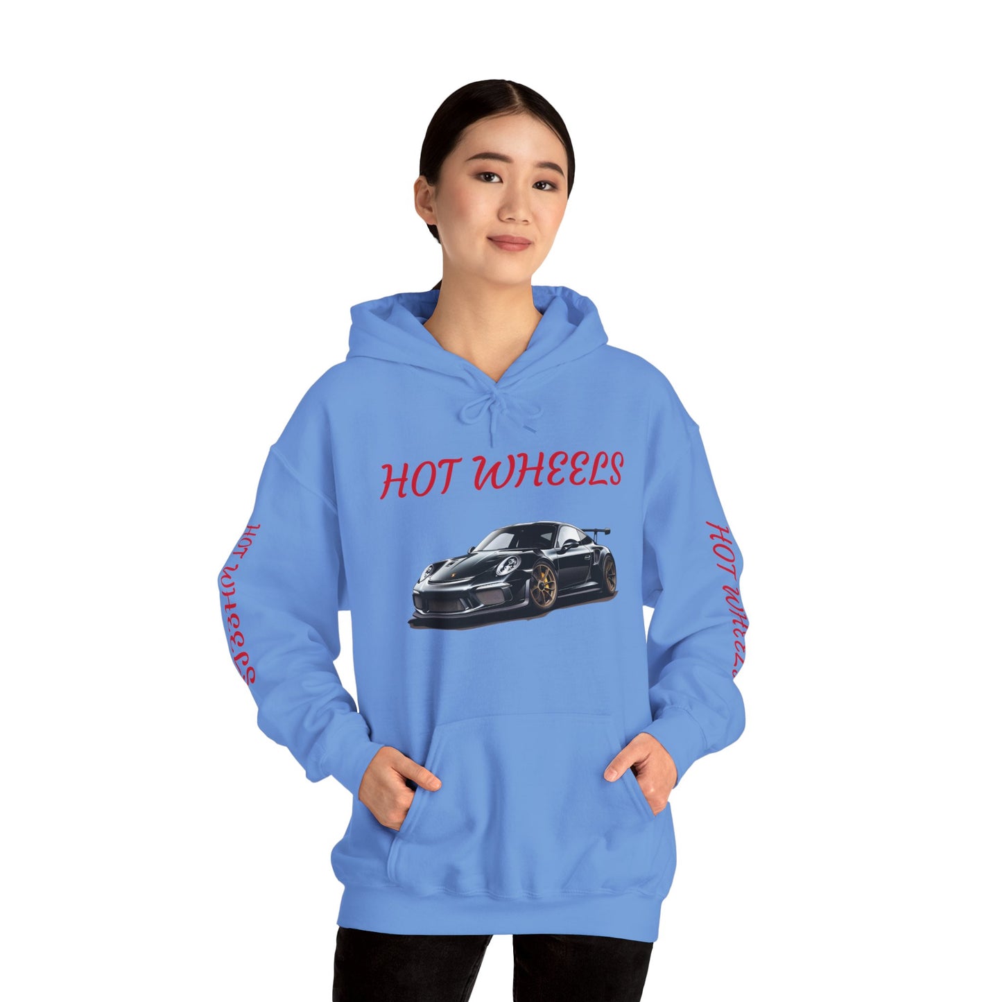 Princess Grace Hot Wheels Unisex Hooded Sweatshirt Passion for Cars and Racing Enthusiasts
