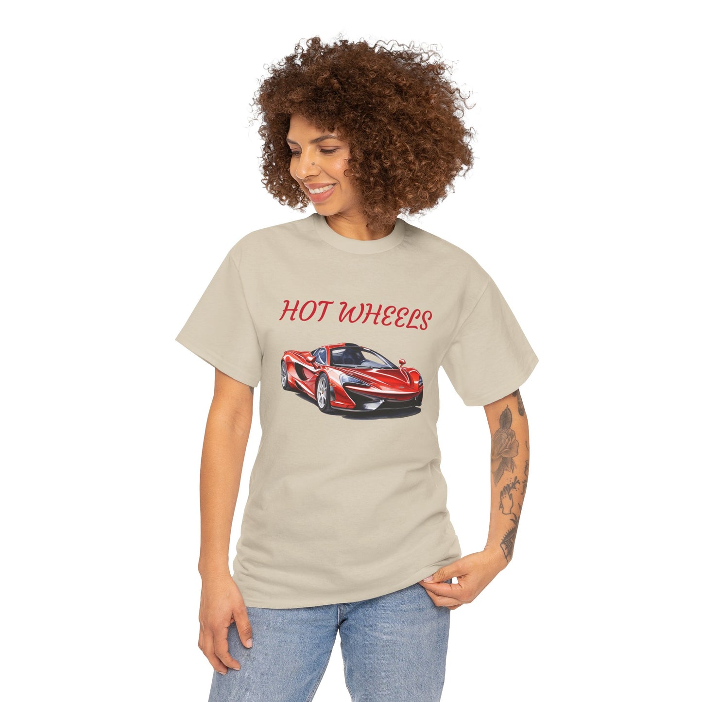 Princess Grace Hot Wheels Car Graphic Unisex Heavy Cotton Tee