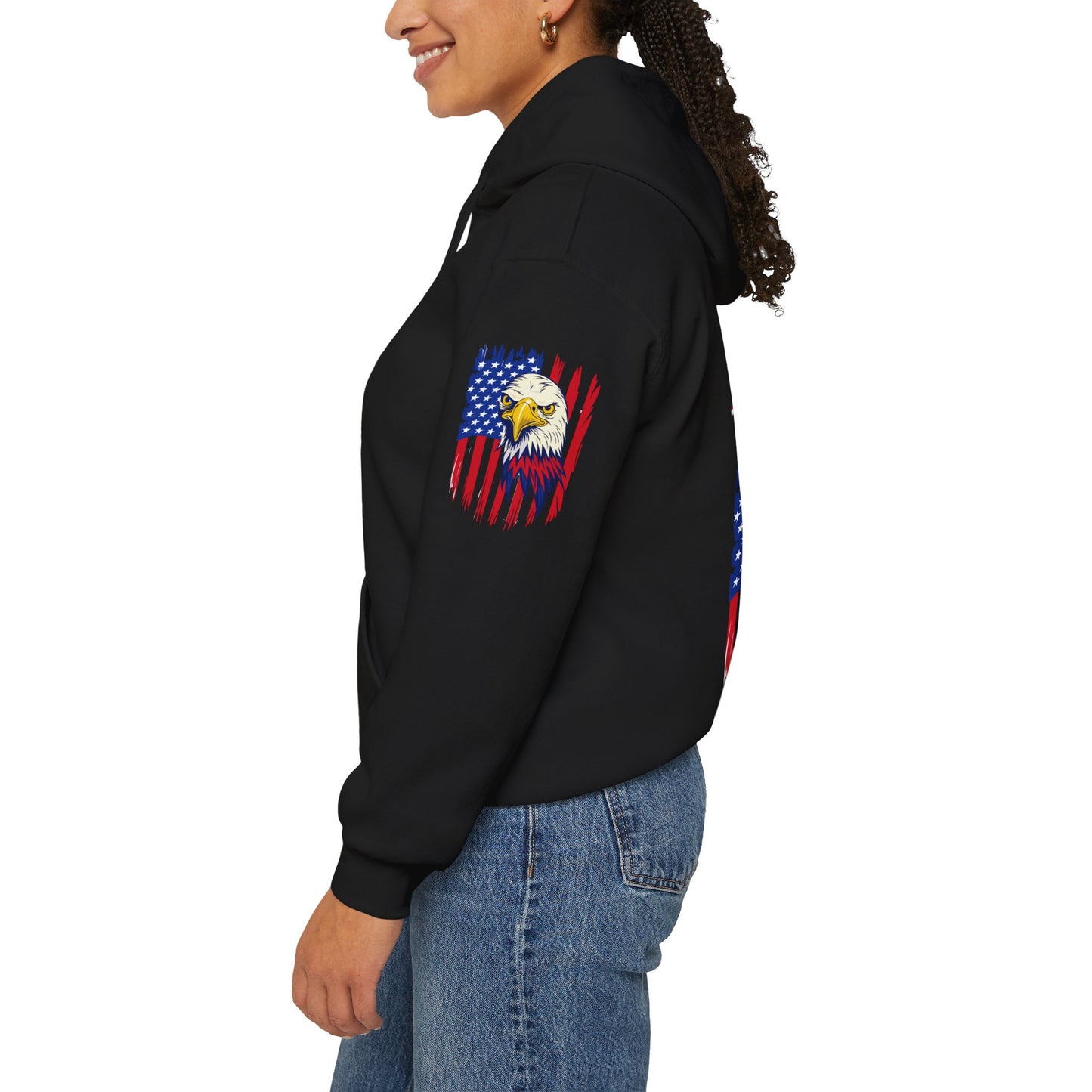 Princess Grace Unisex Air Force Hoodie with Eagle Design