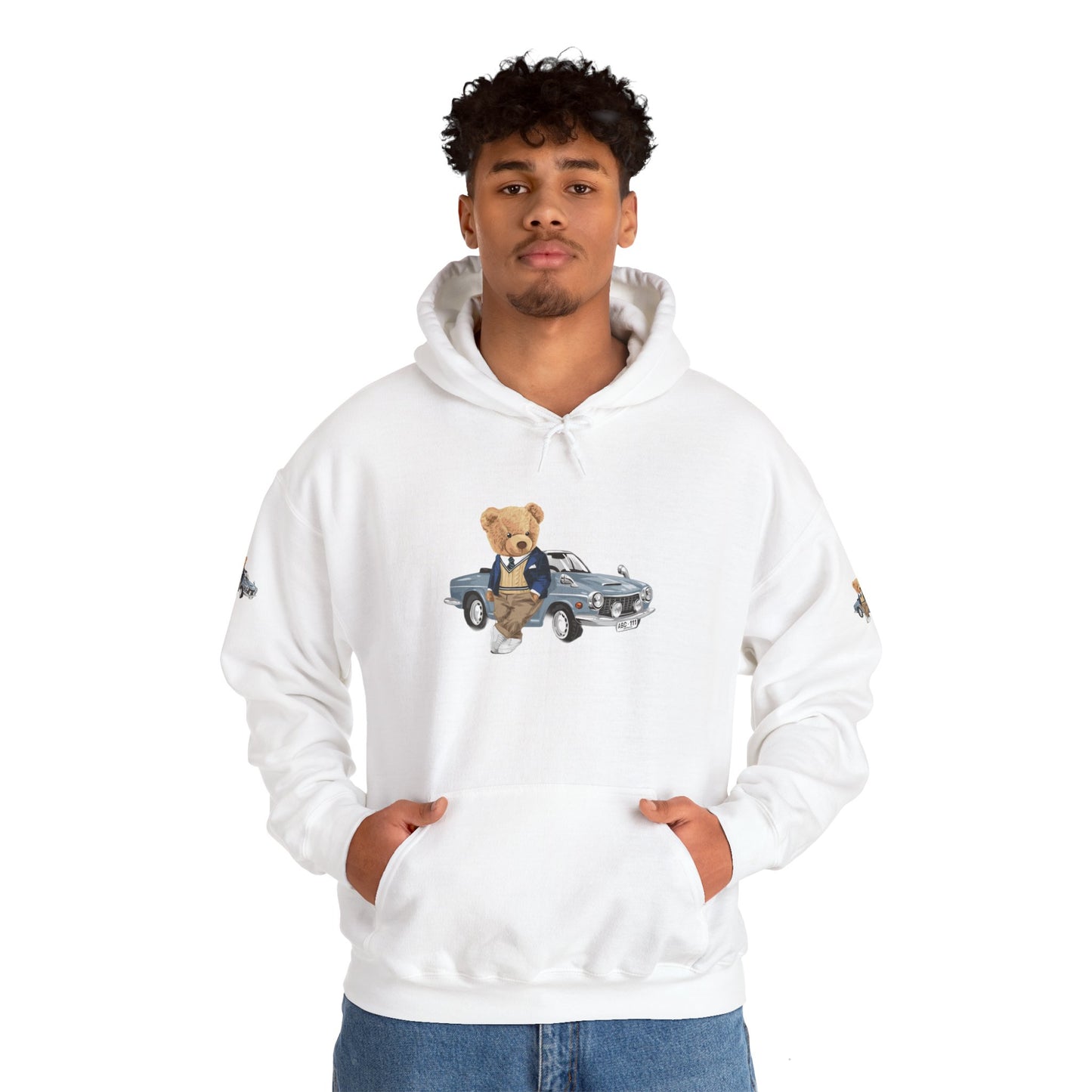 Princess Grace Luxury Bear Hoodie Chic & Cozy Unisex Sweatshirt