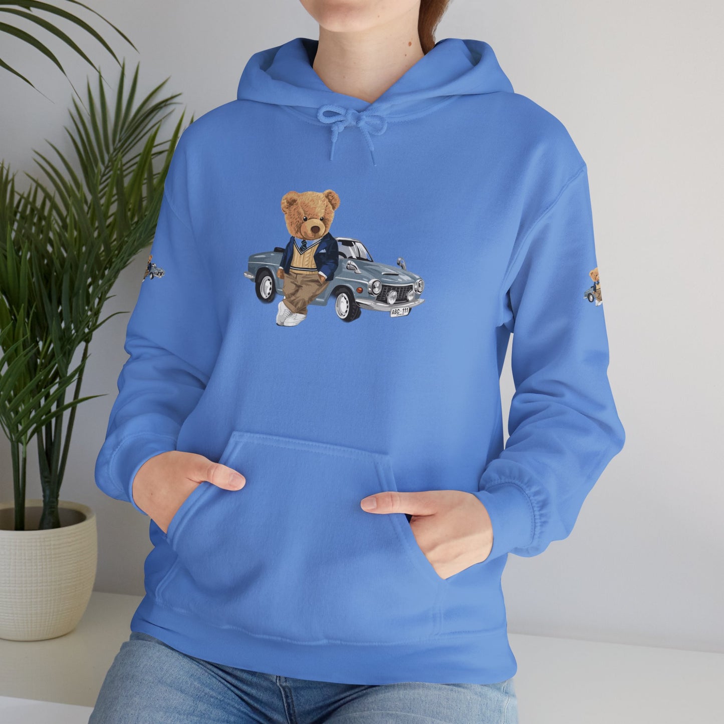 Princess Grace Luxury Bear Hoodie Chic & Cozy Unisex Sweatshirt