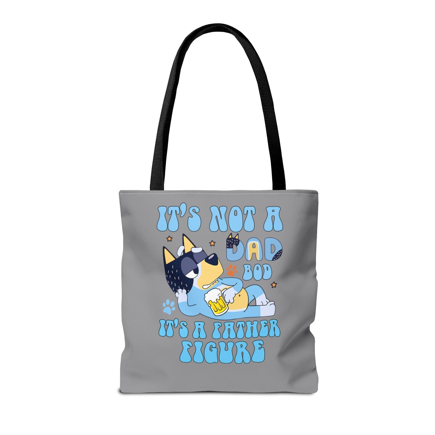Princess Grace Funny Dog Dad Tote Bag Perfect Gift for Father's Day